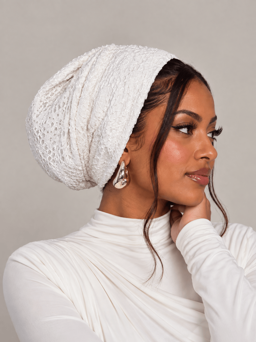 Beanie Ripped - Off White