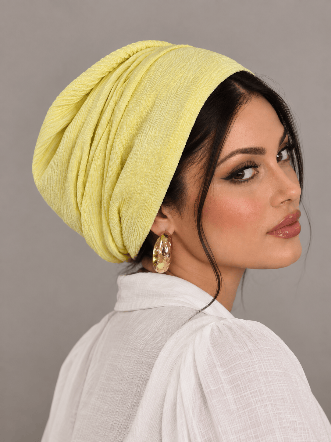 Beanie Rippled - Butter Yellow