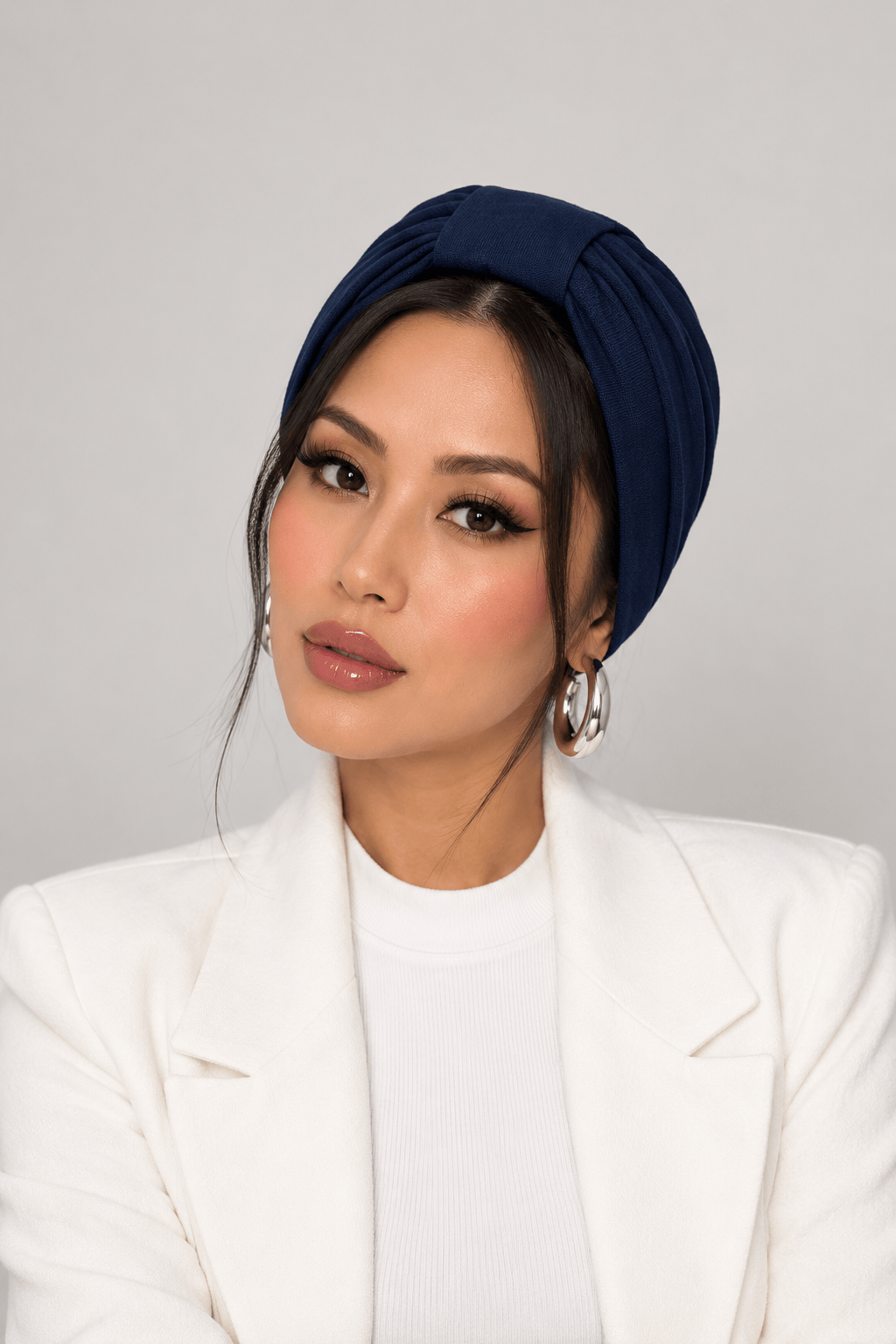 Turban Basic - Dark Night Navy