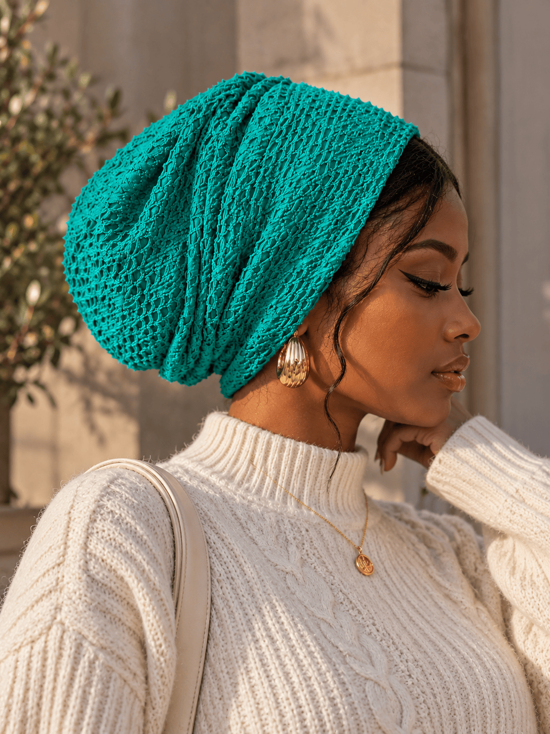Beanie Ripped - Green