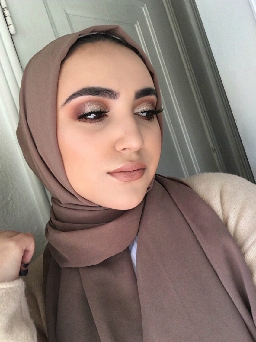 Chiffon Scarf - Dark Khaki - Turban Couture