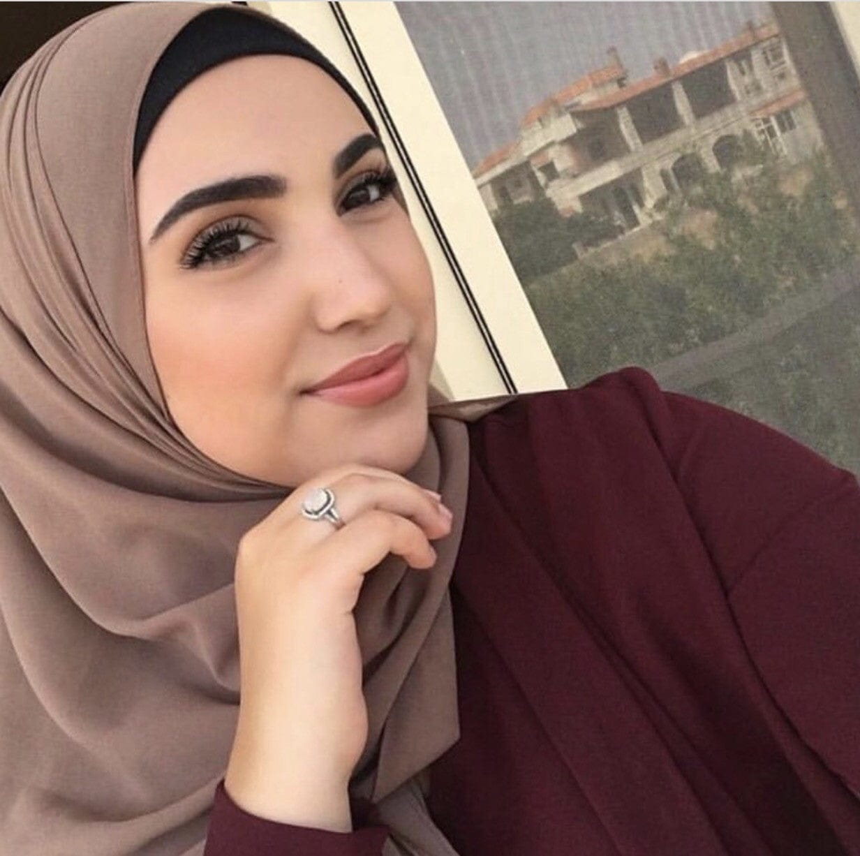 Chiffon Scarf - Dark Khaki - Turban Couture