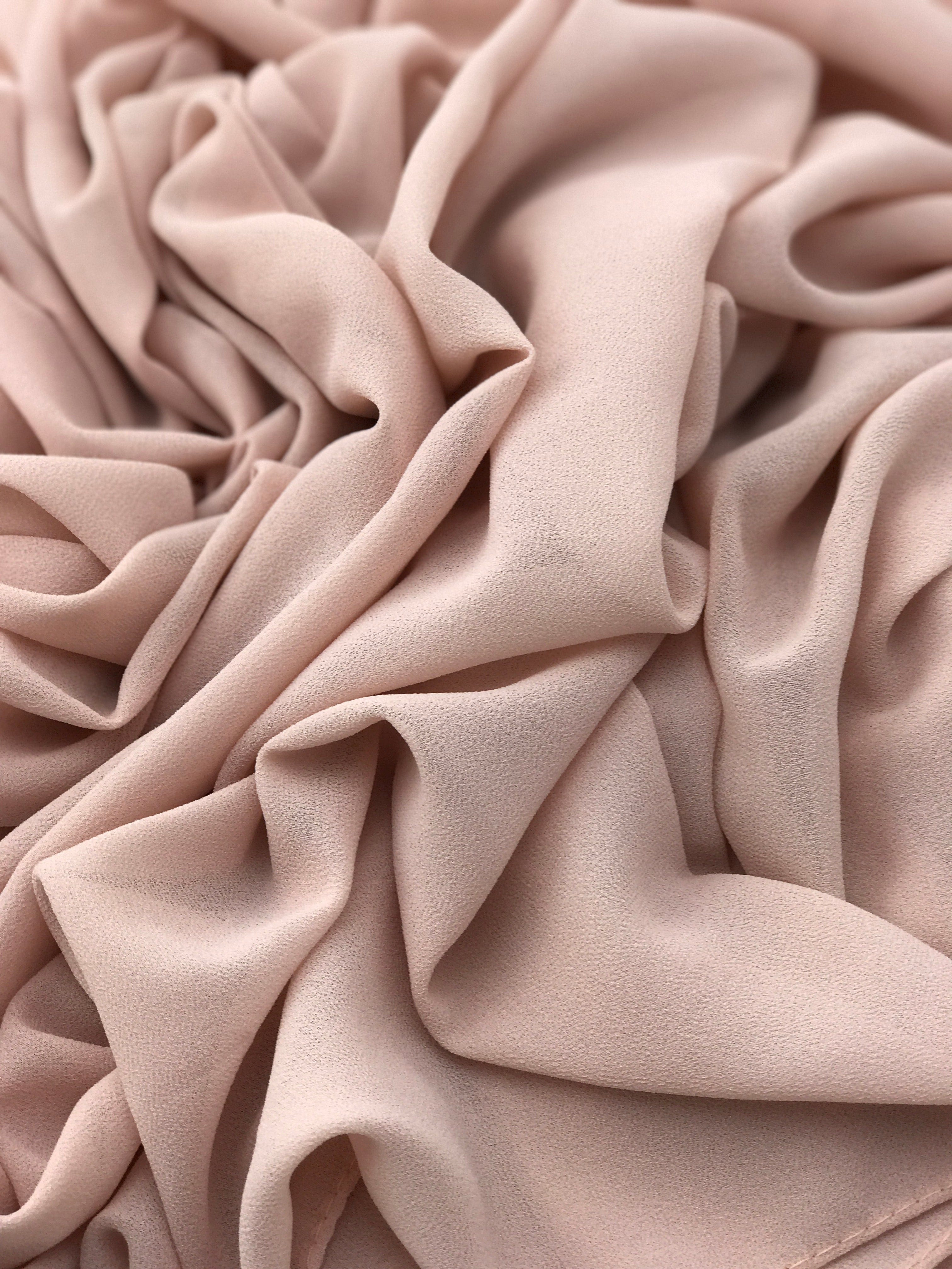 Chiffon Scarf - Pale pink - Turban Couture