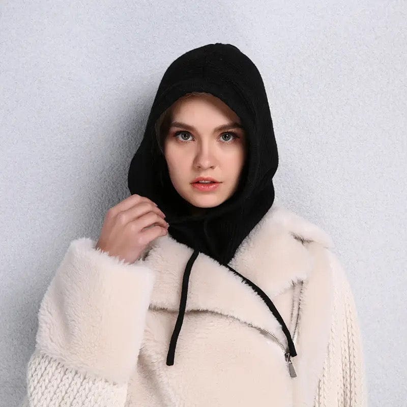 Hoodie Balaclava - Black - Turban Couture