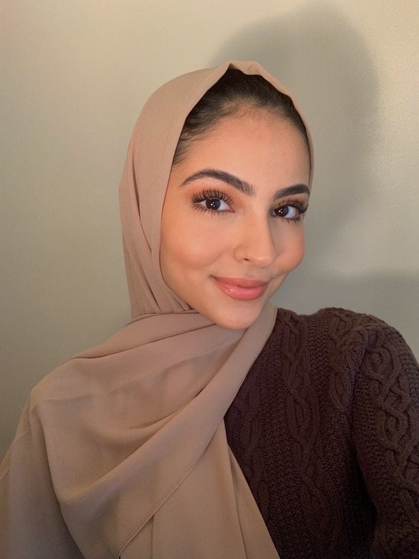 Chiffon Scarf - Camel - Turban Couture