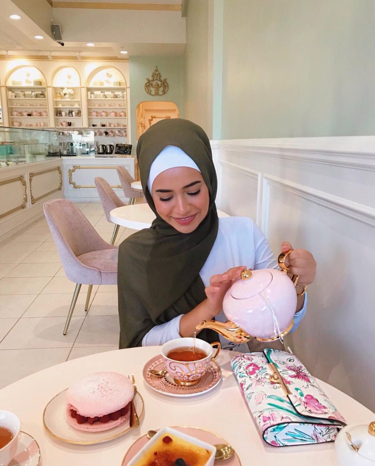 Chiffon Scarf - Olives - Turban Couture