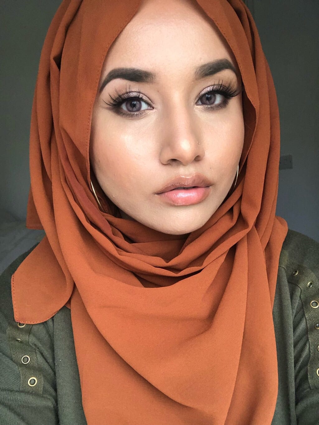 Chiffon Scarf - Amber - Turban Couture