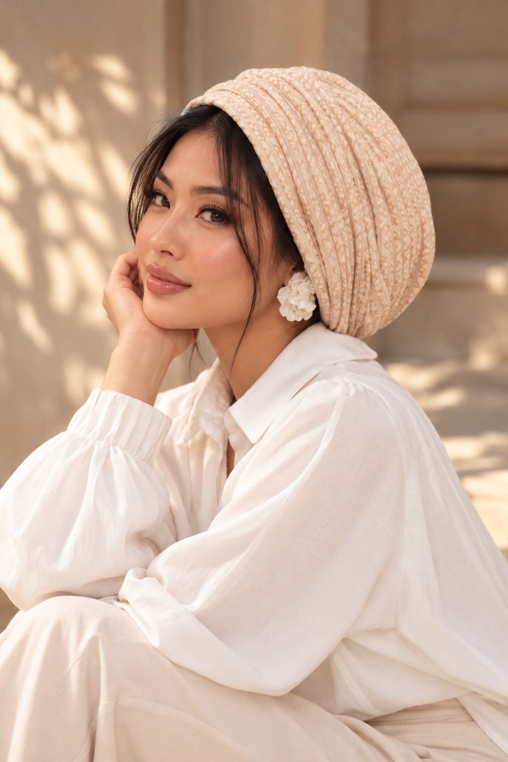 Beanie Tulle - Nude