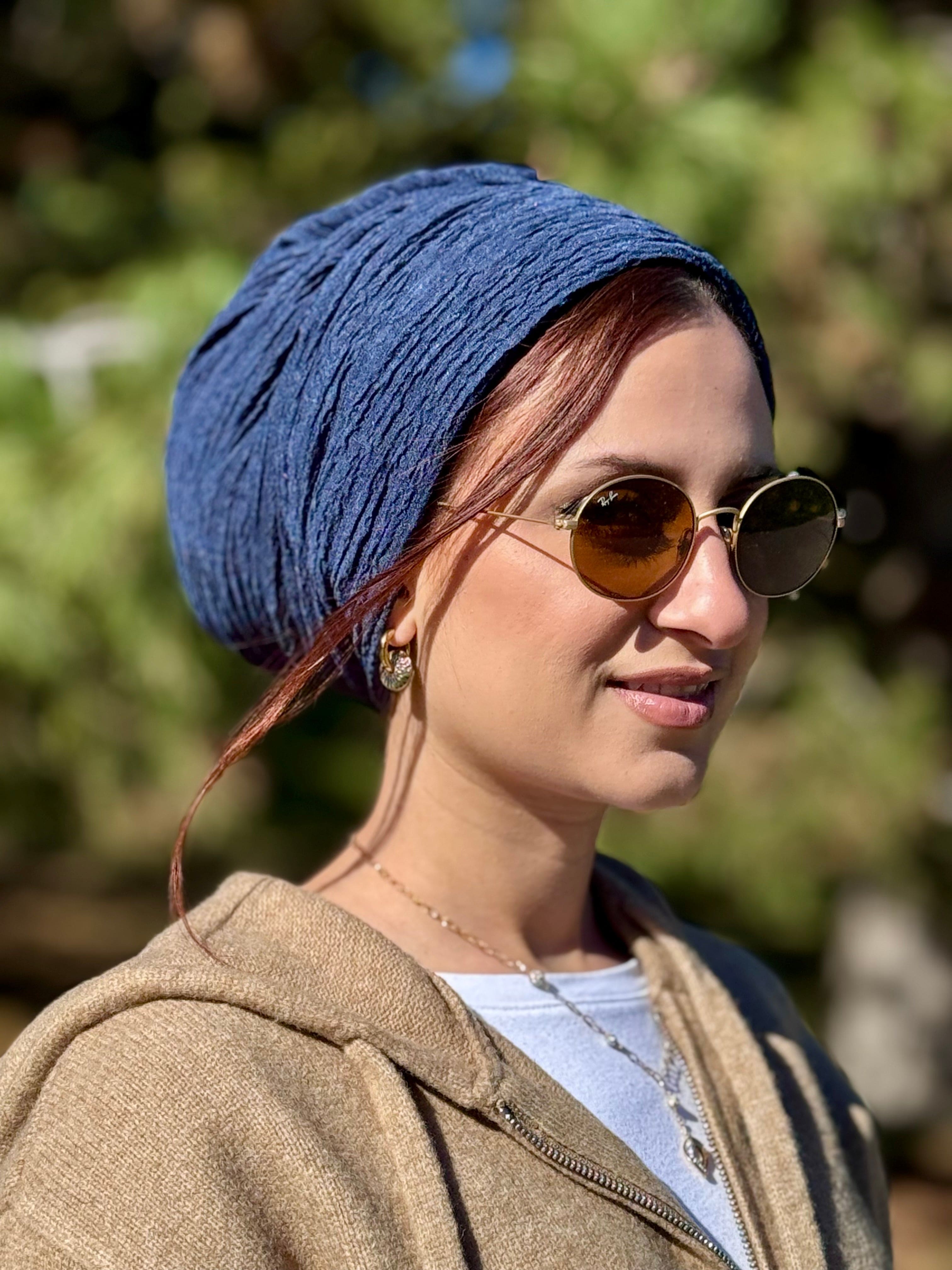 Beanie Rippled - Navy