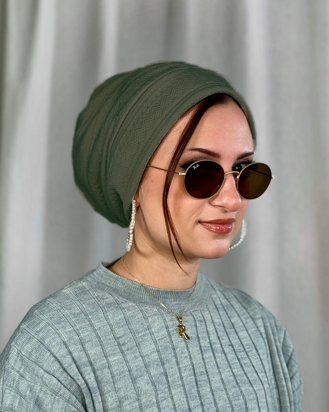 Beanie Printed - Olives