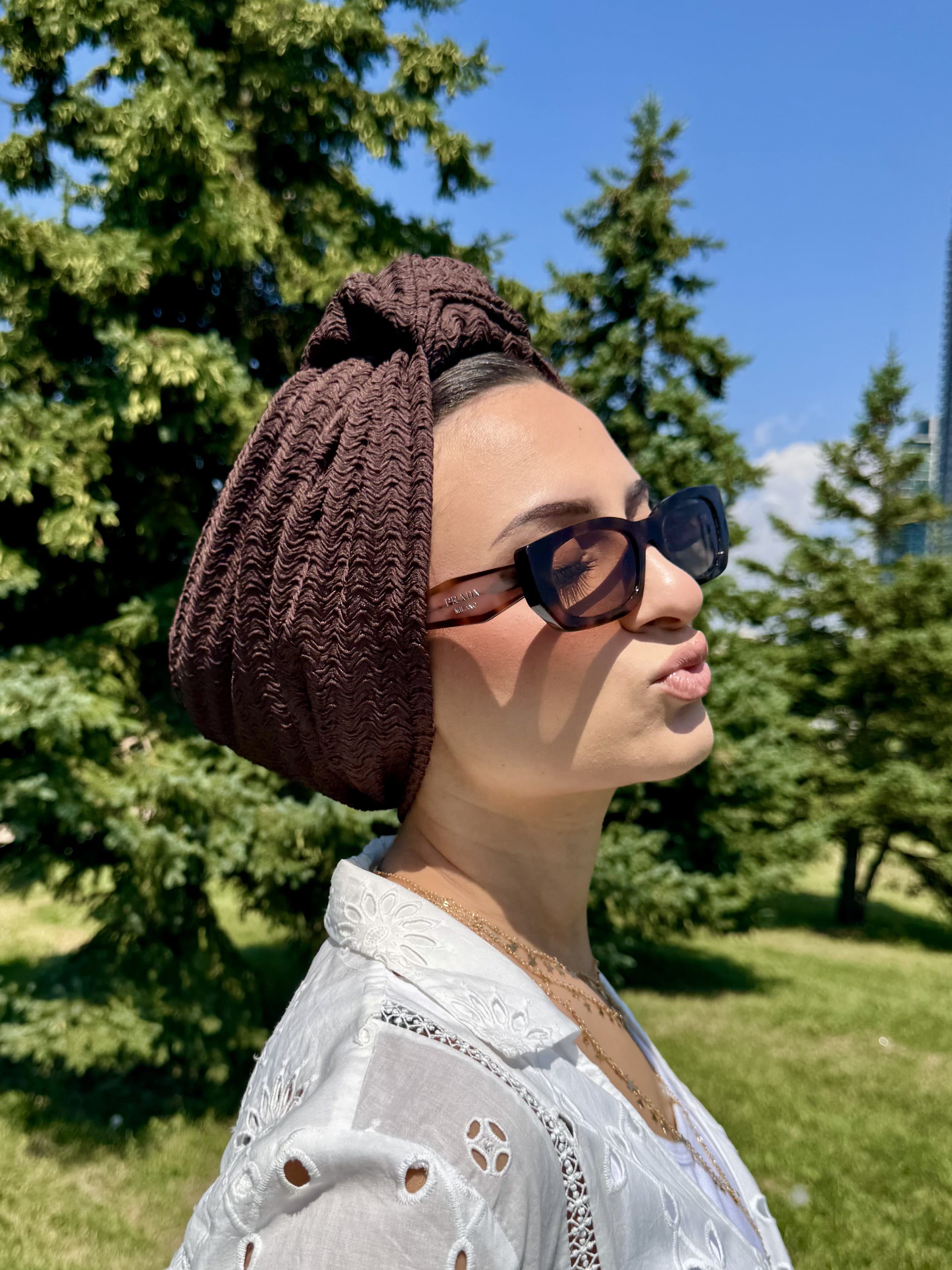 Beanie knot - Chocolate