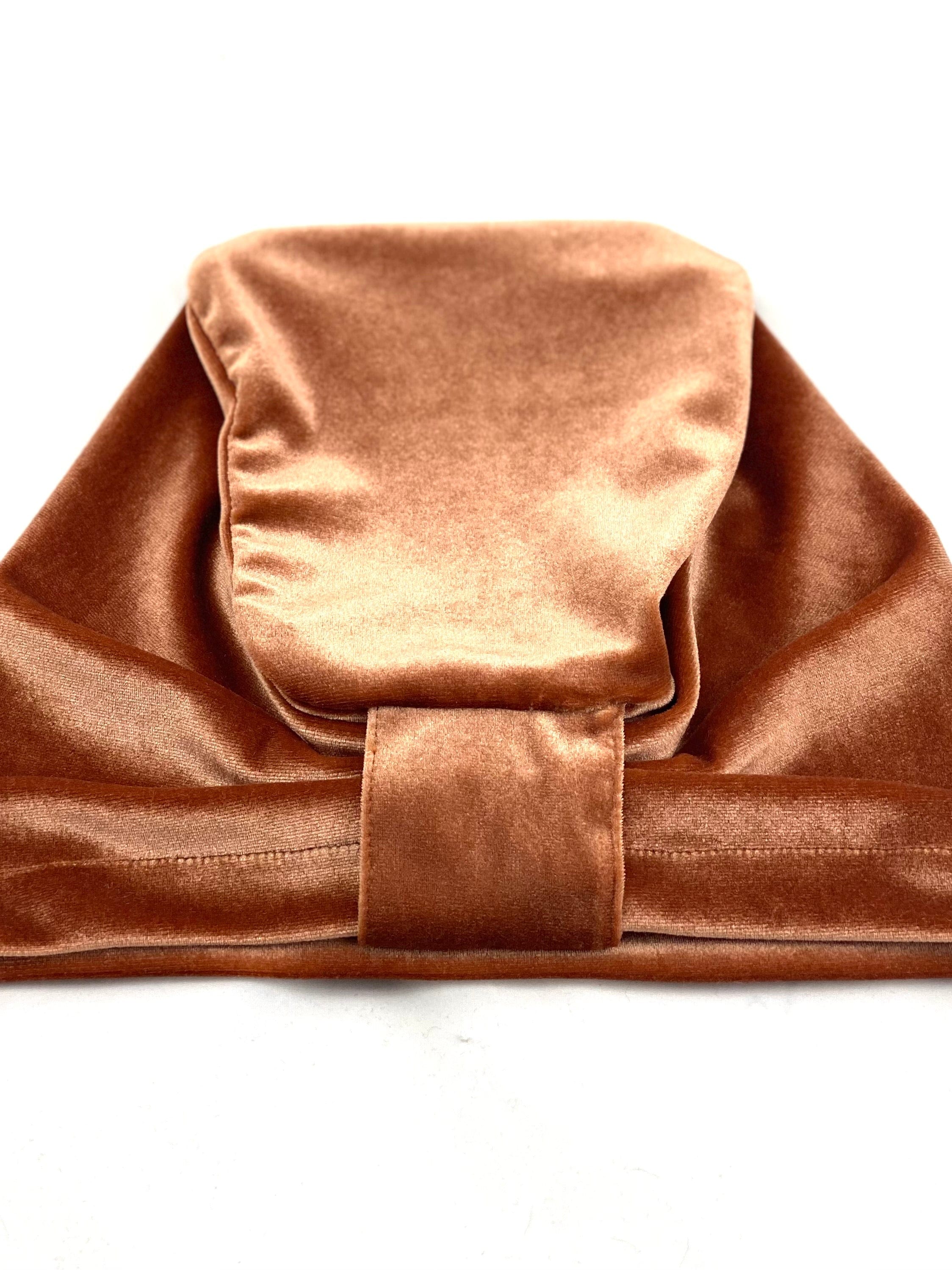 Turban Basic Velvet- Golden Brown