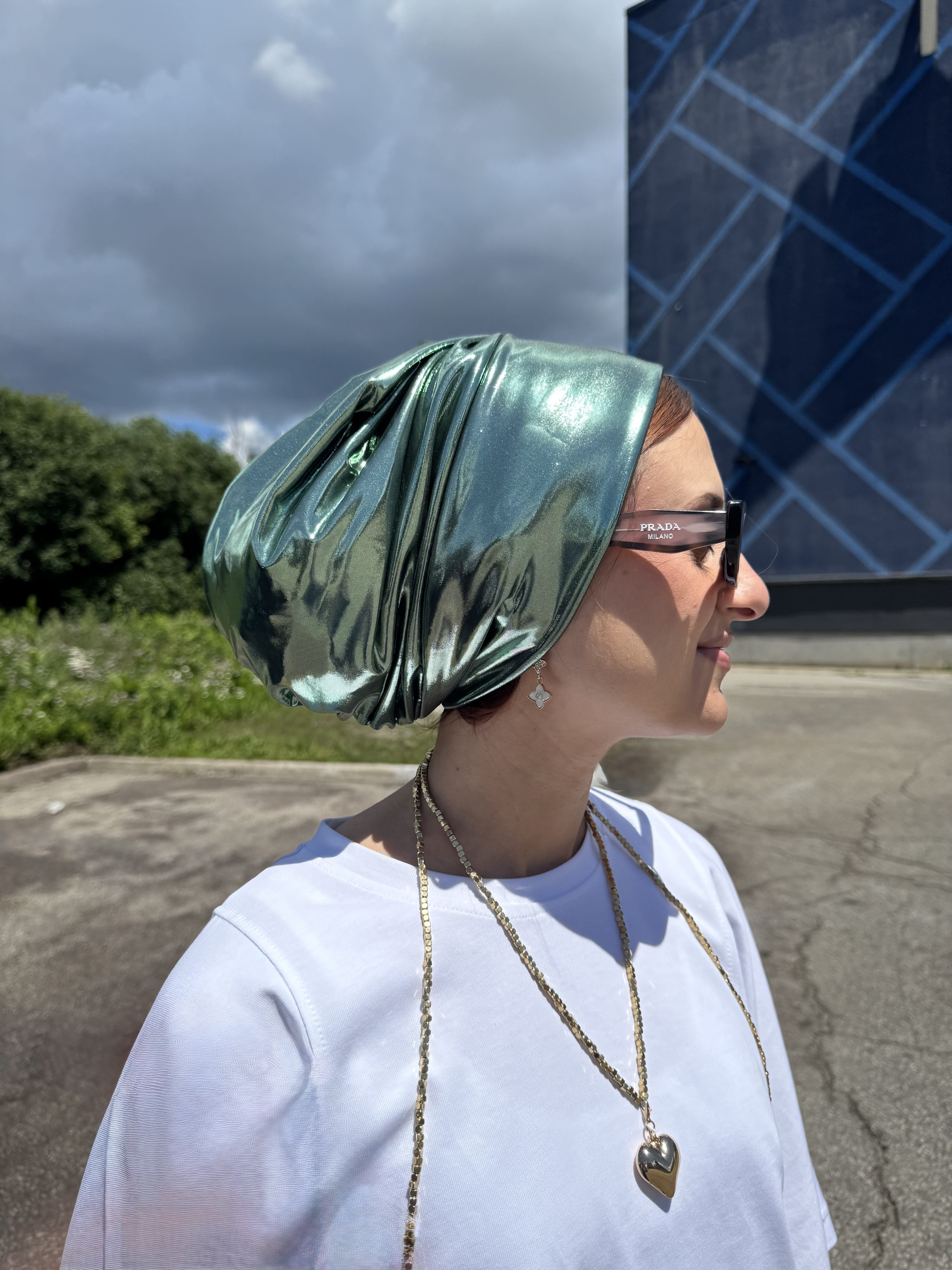 Beanie Metallic - Emerald