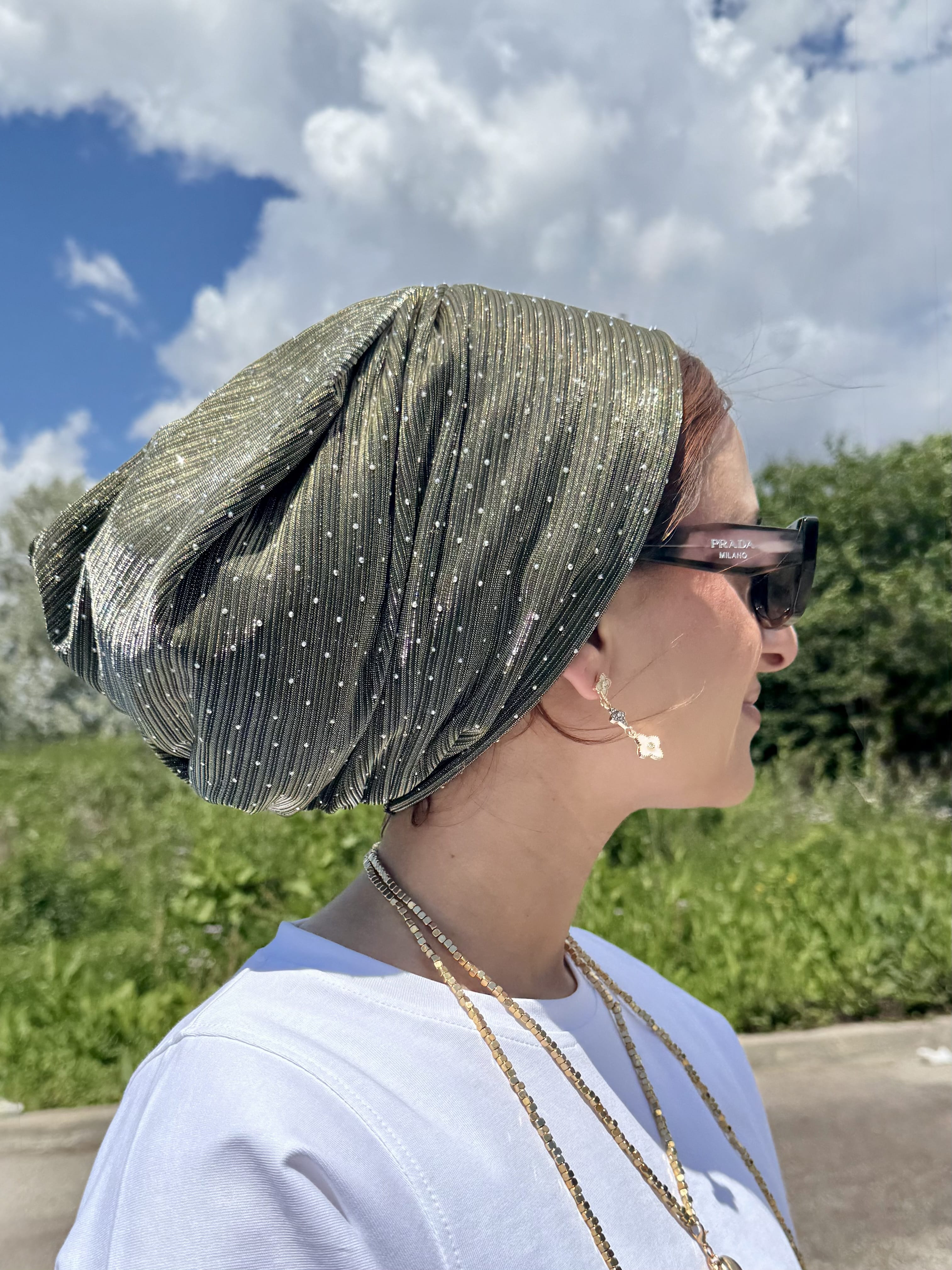 Beanie Shimmer - Olives