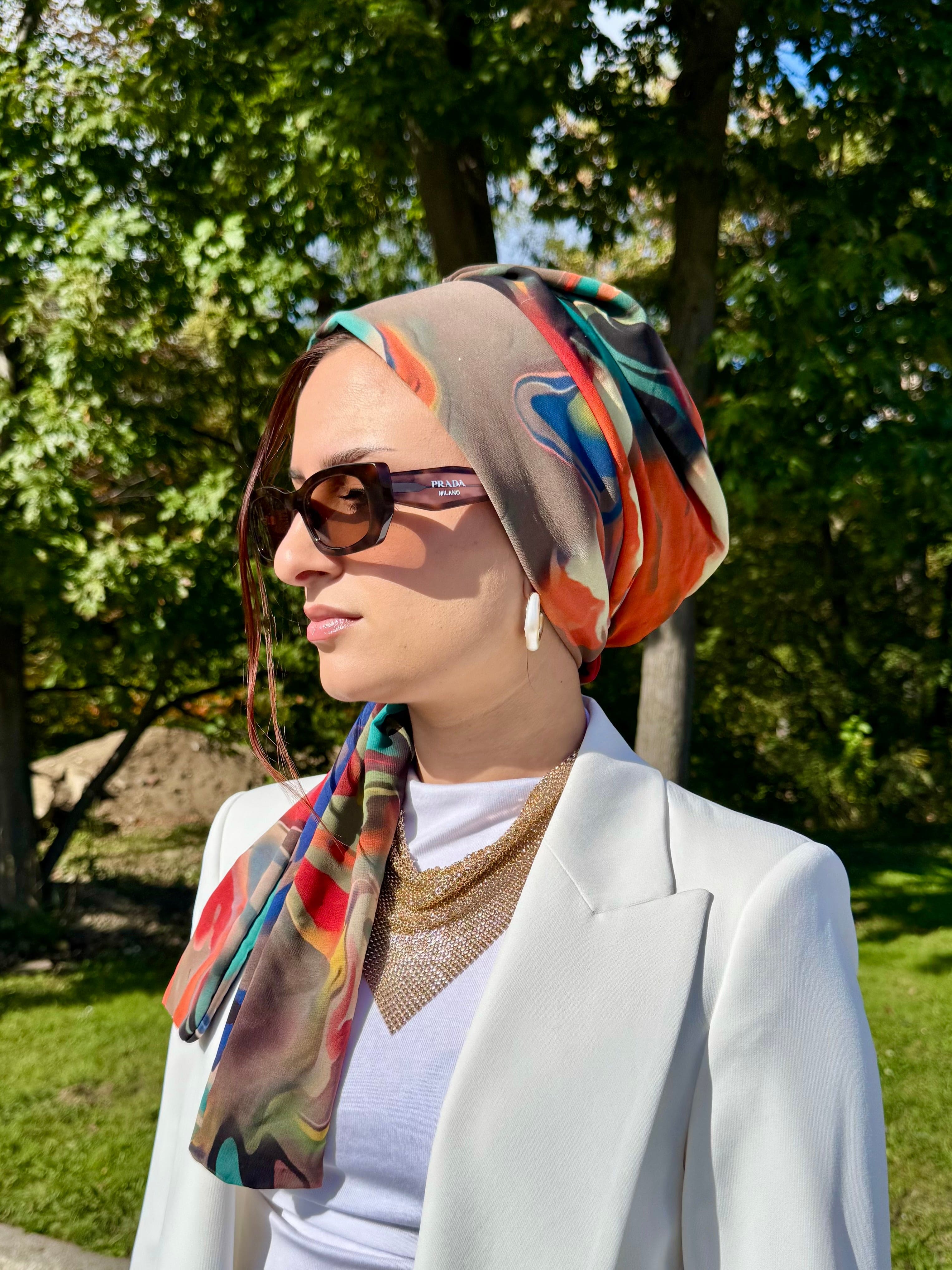 Beanie Wrap Chiffon - Fall