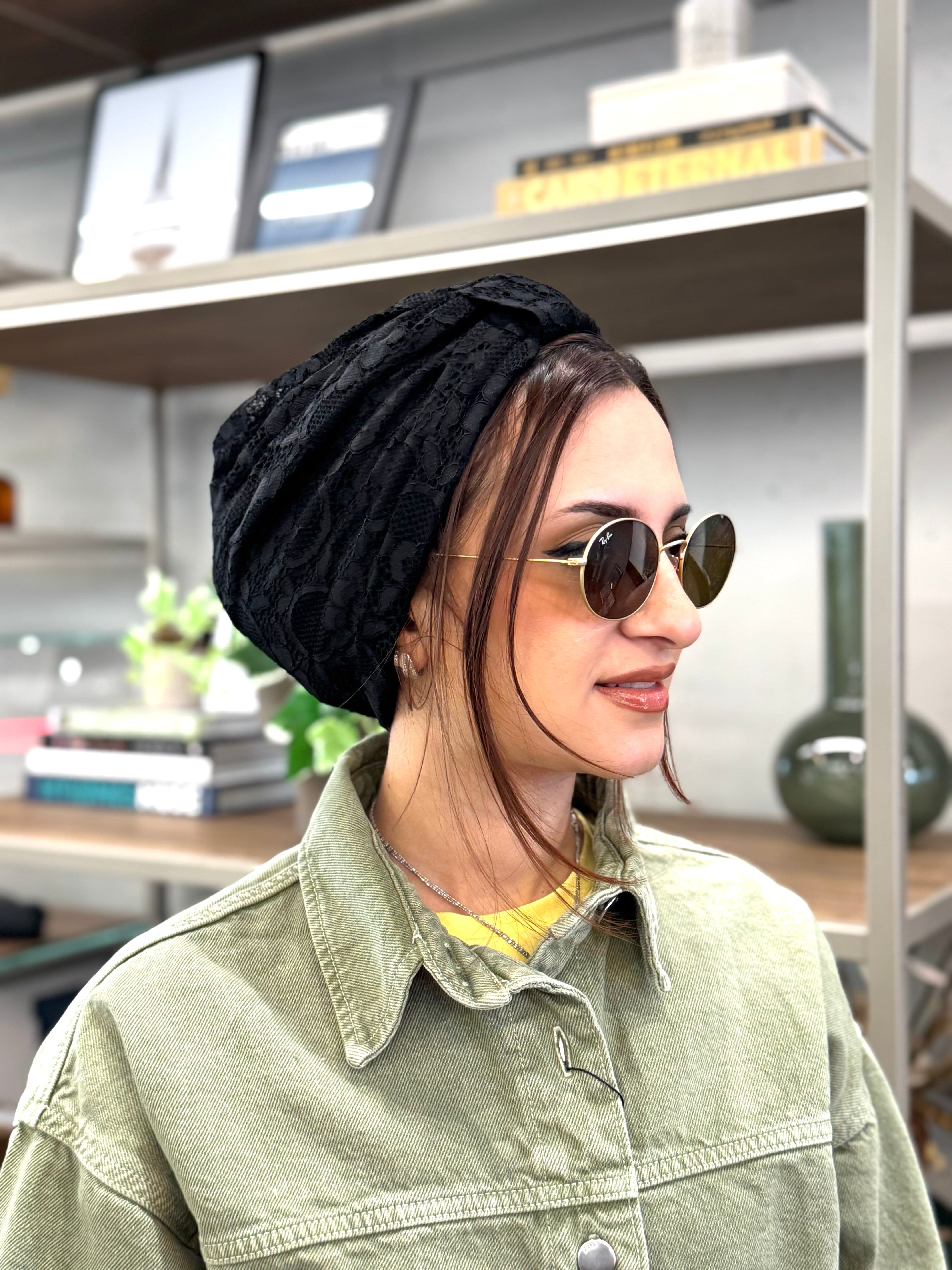 Turban Basic Lace - Black
