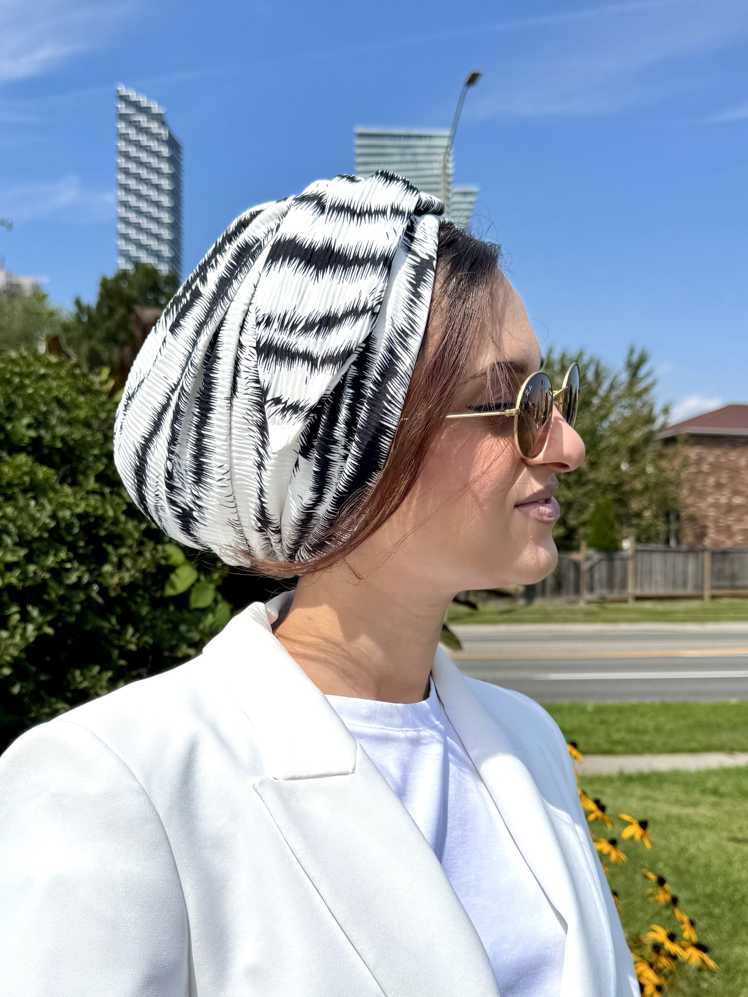 Beanie Ring - Zebra