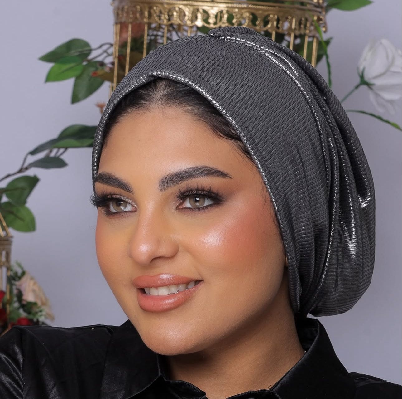Beanie Metallic - Silver