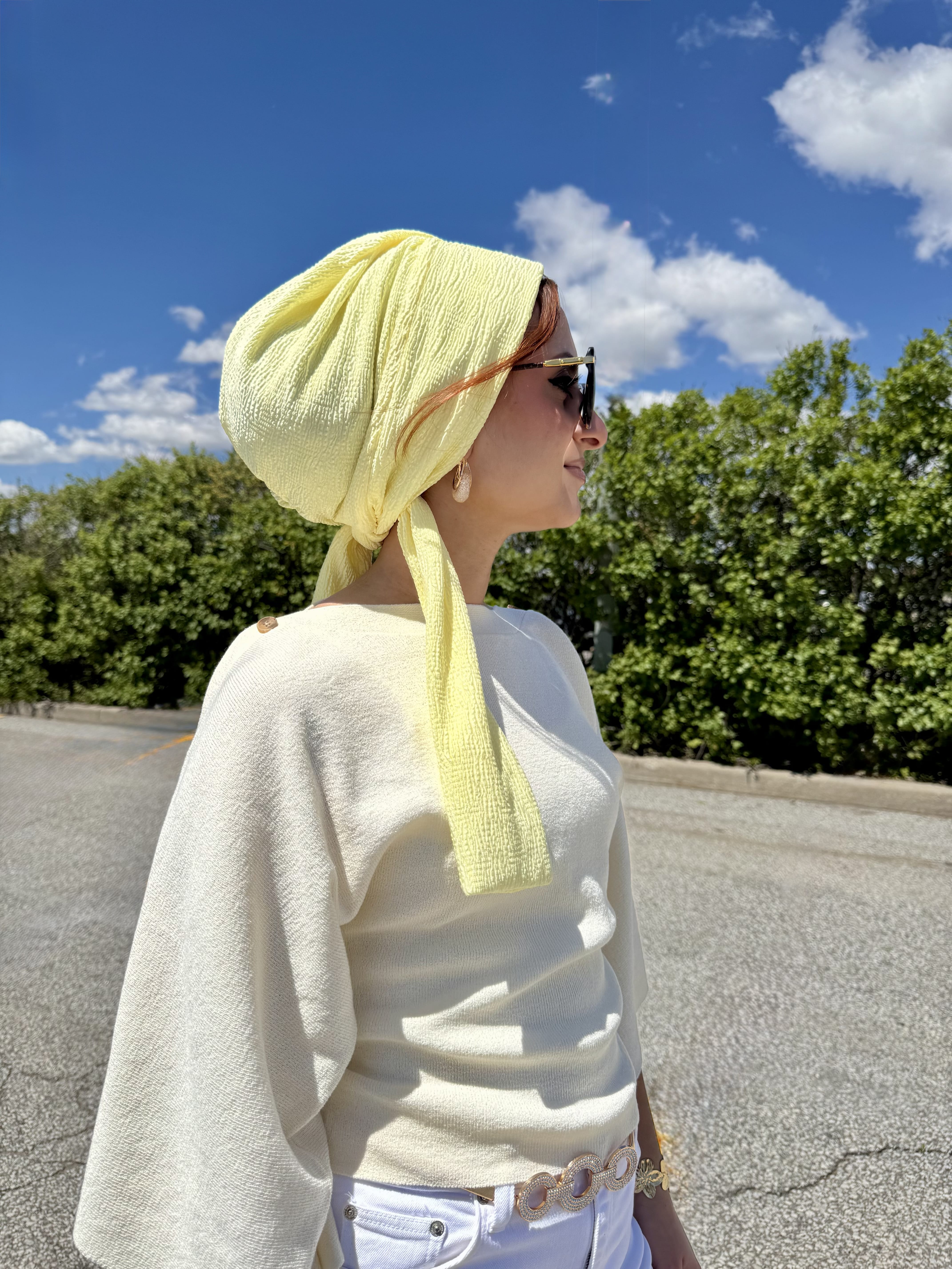 Beanie Wrap - Soft Sunlight