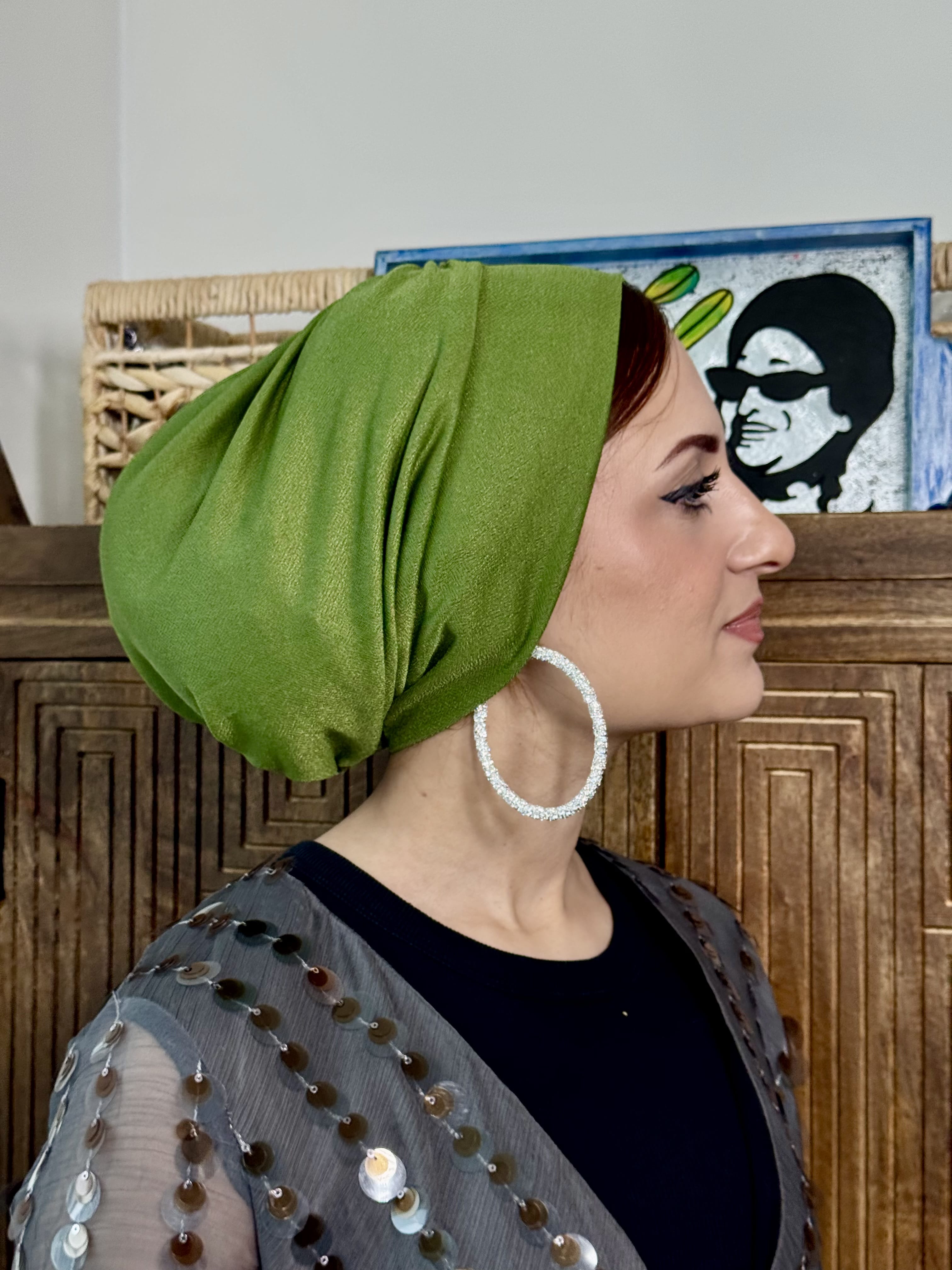 Beanie Drape - Grass