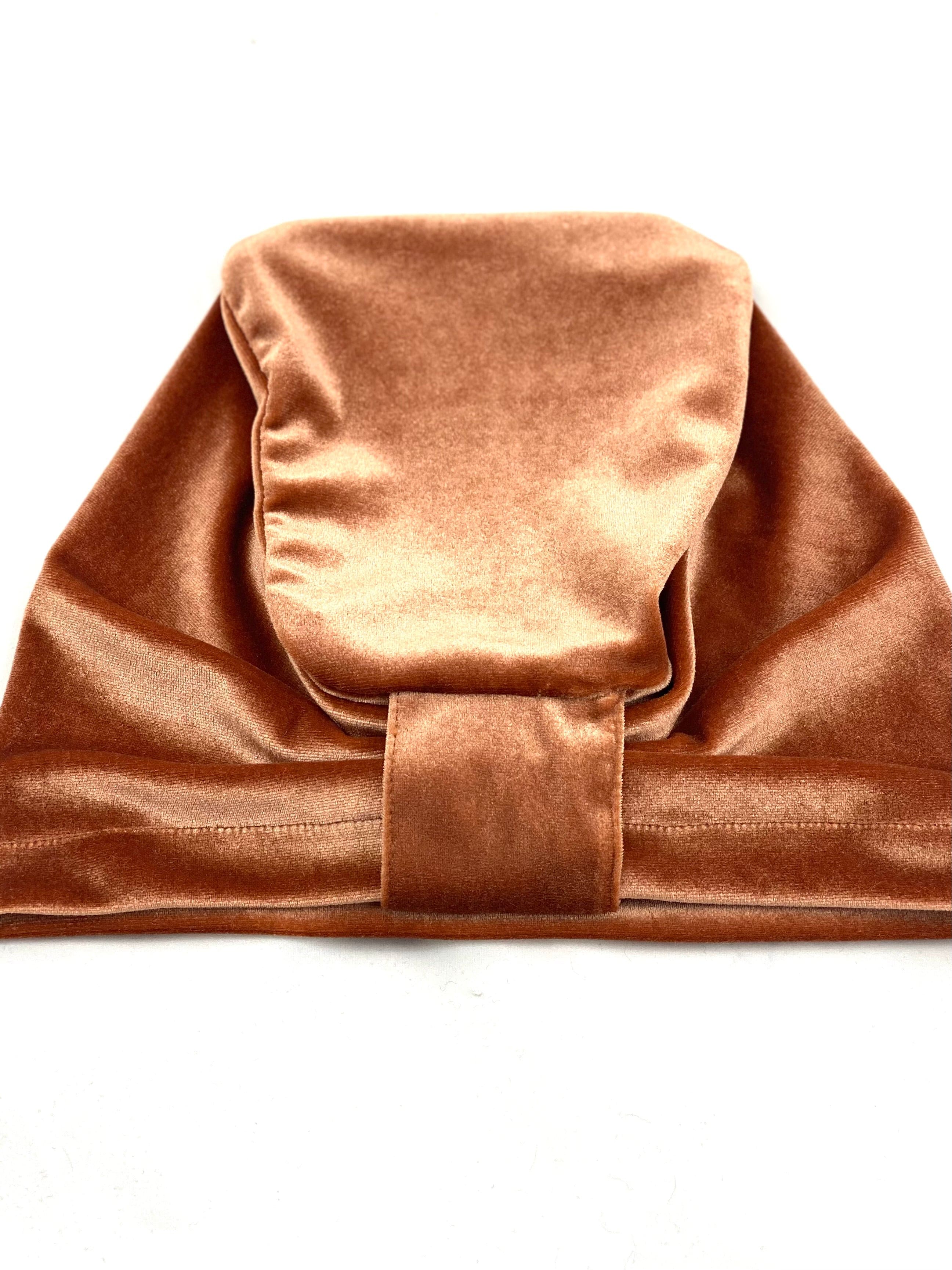 Turban Basic Velvet- Golden Brown