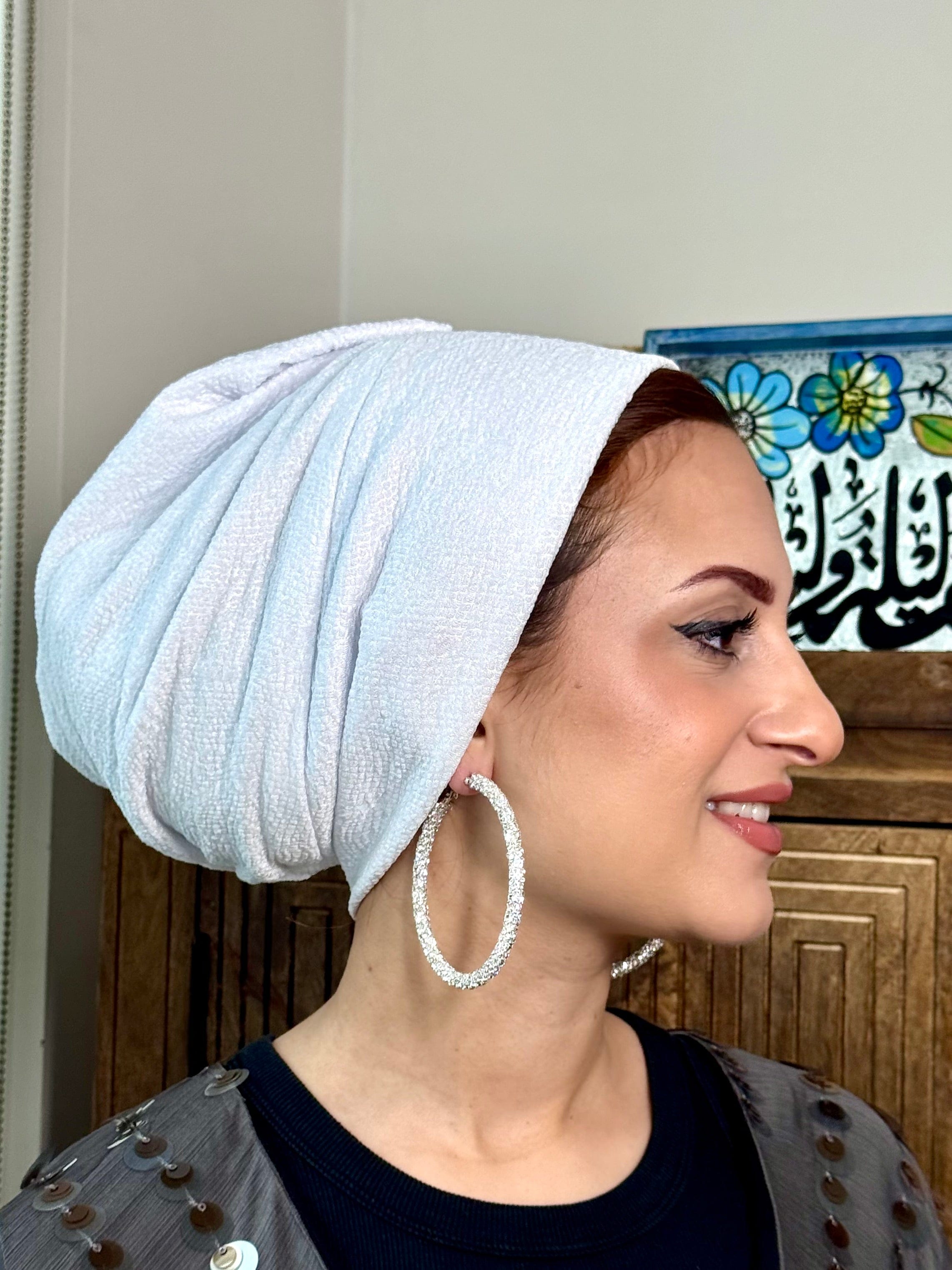 Beanie Printed - White