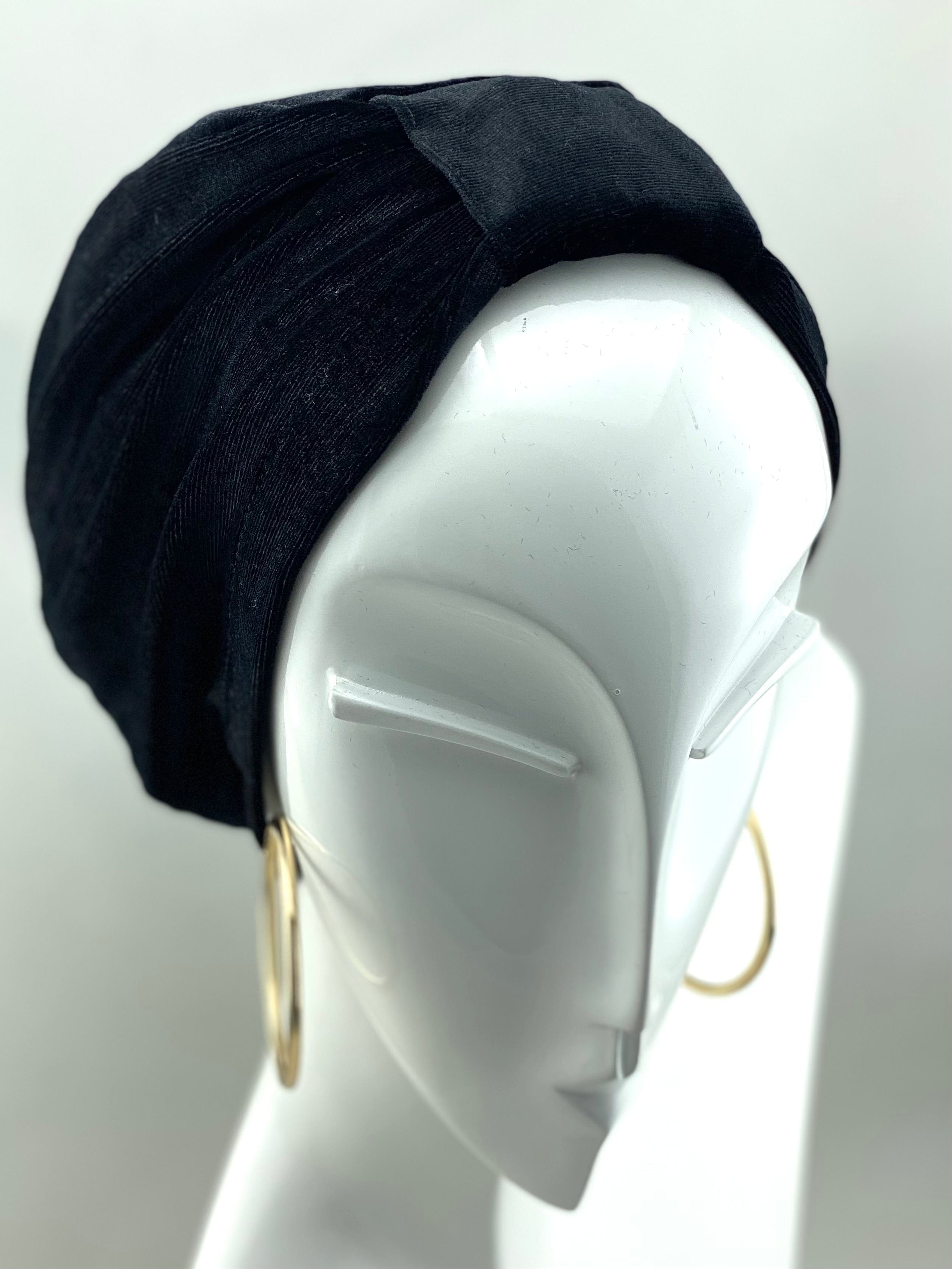 Turban Basic Velvet - Black