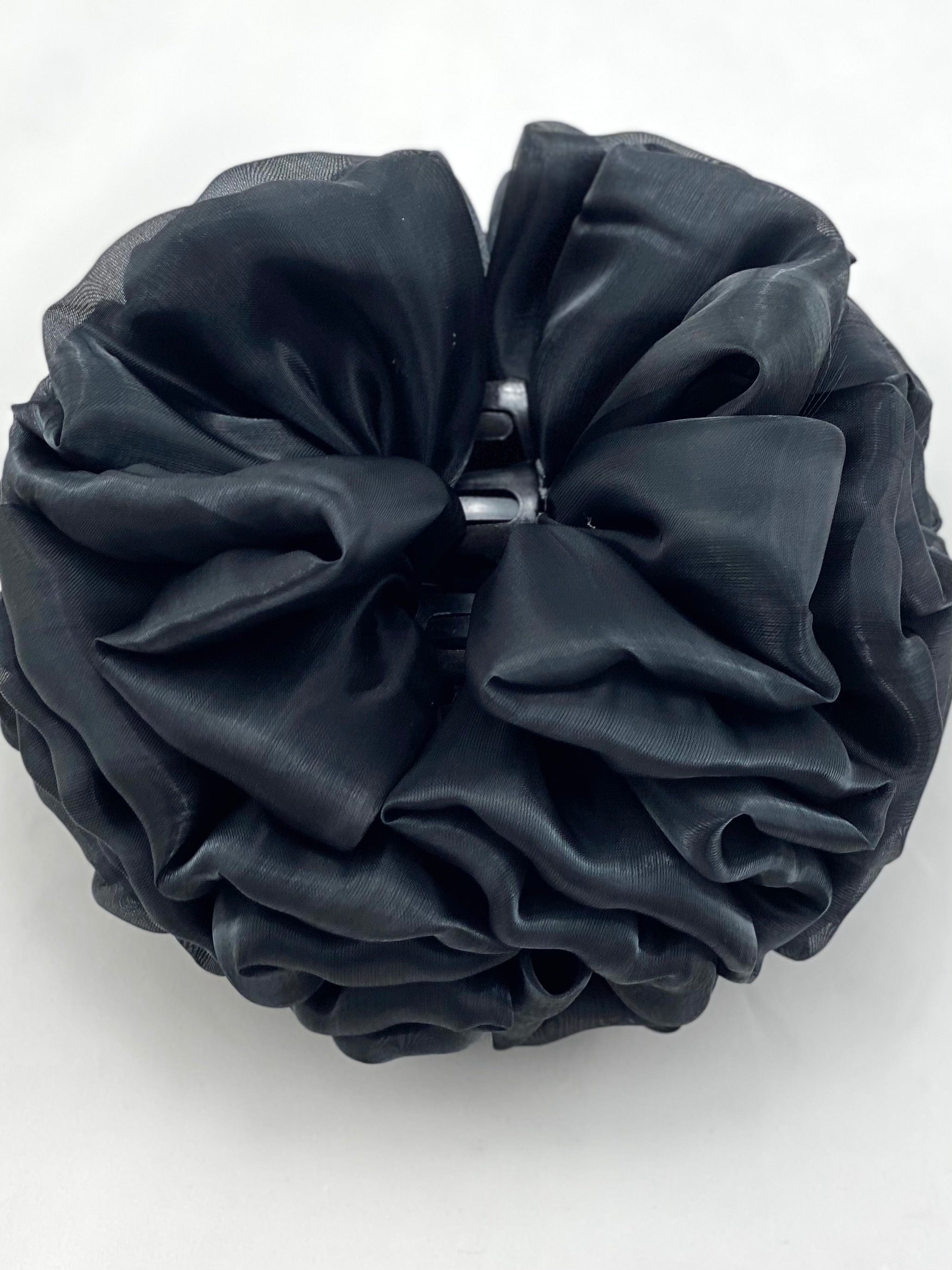 Volumizing Scrunchie Hair Clip - Black - XXL