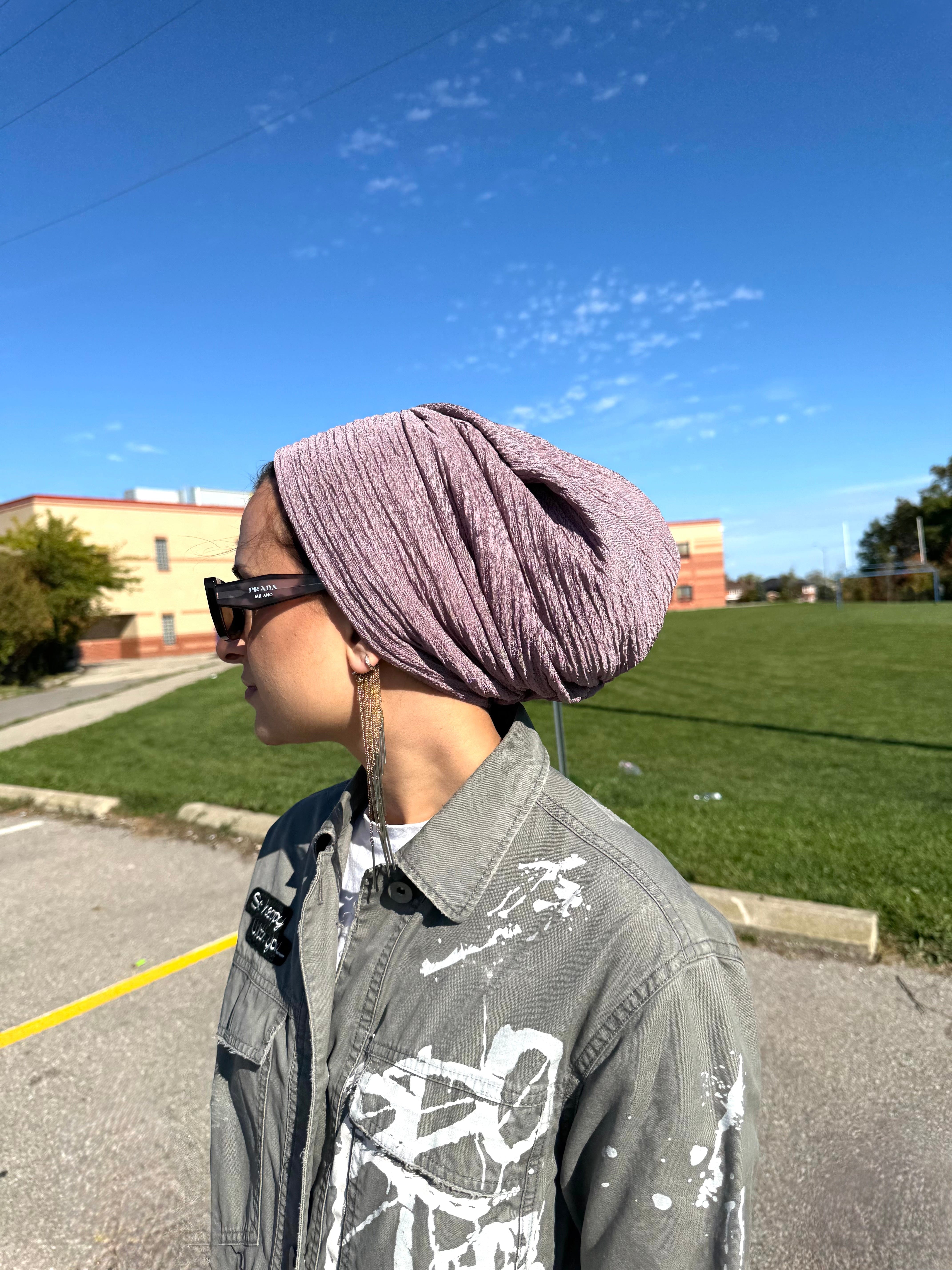 Beanie Rippled - Pale Lilac