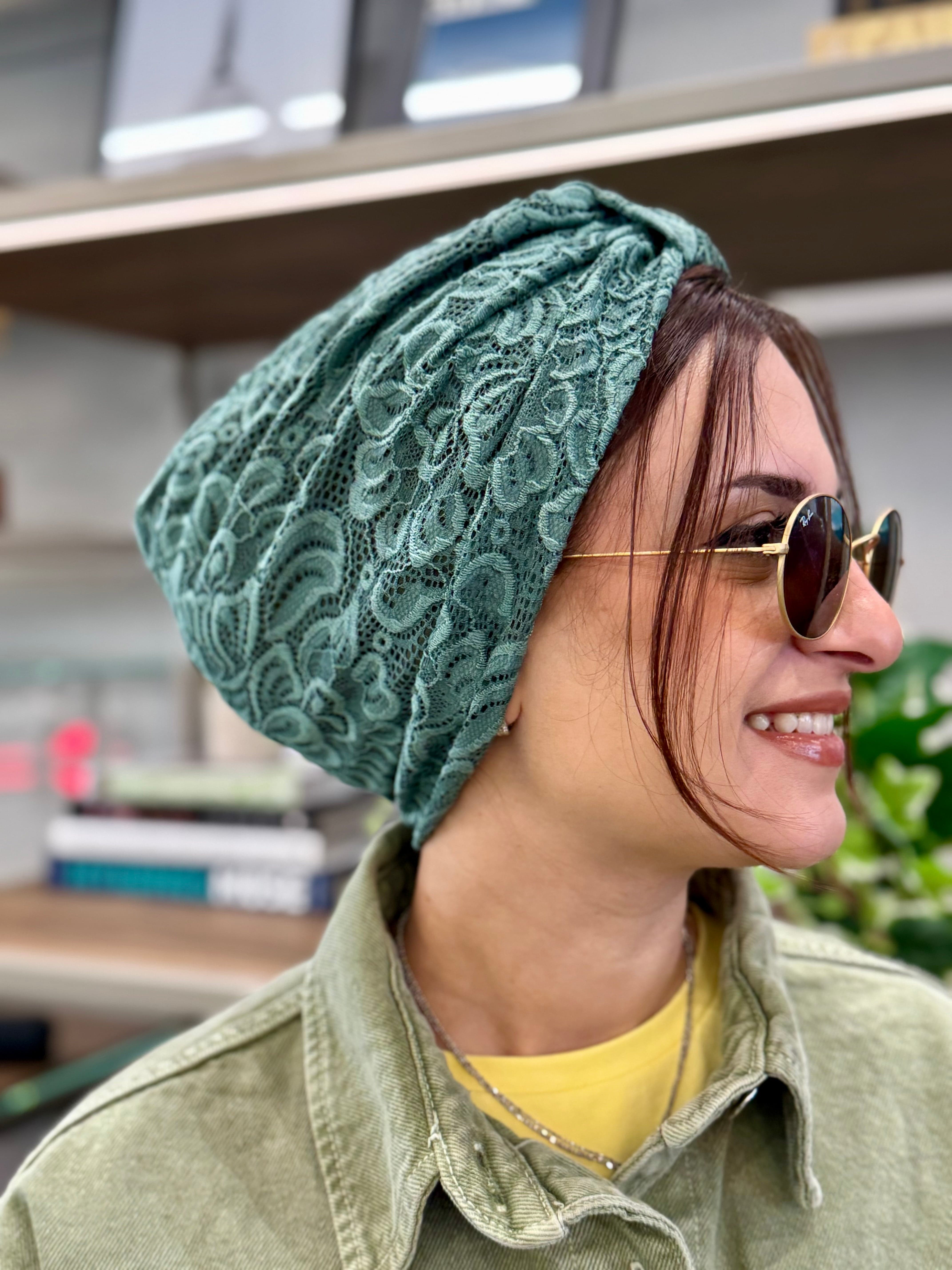 Turban Basic Lace - Light Green