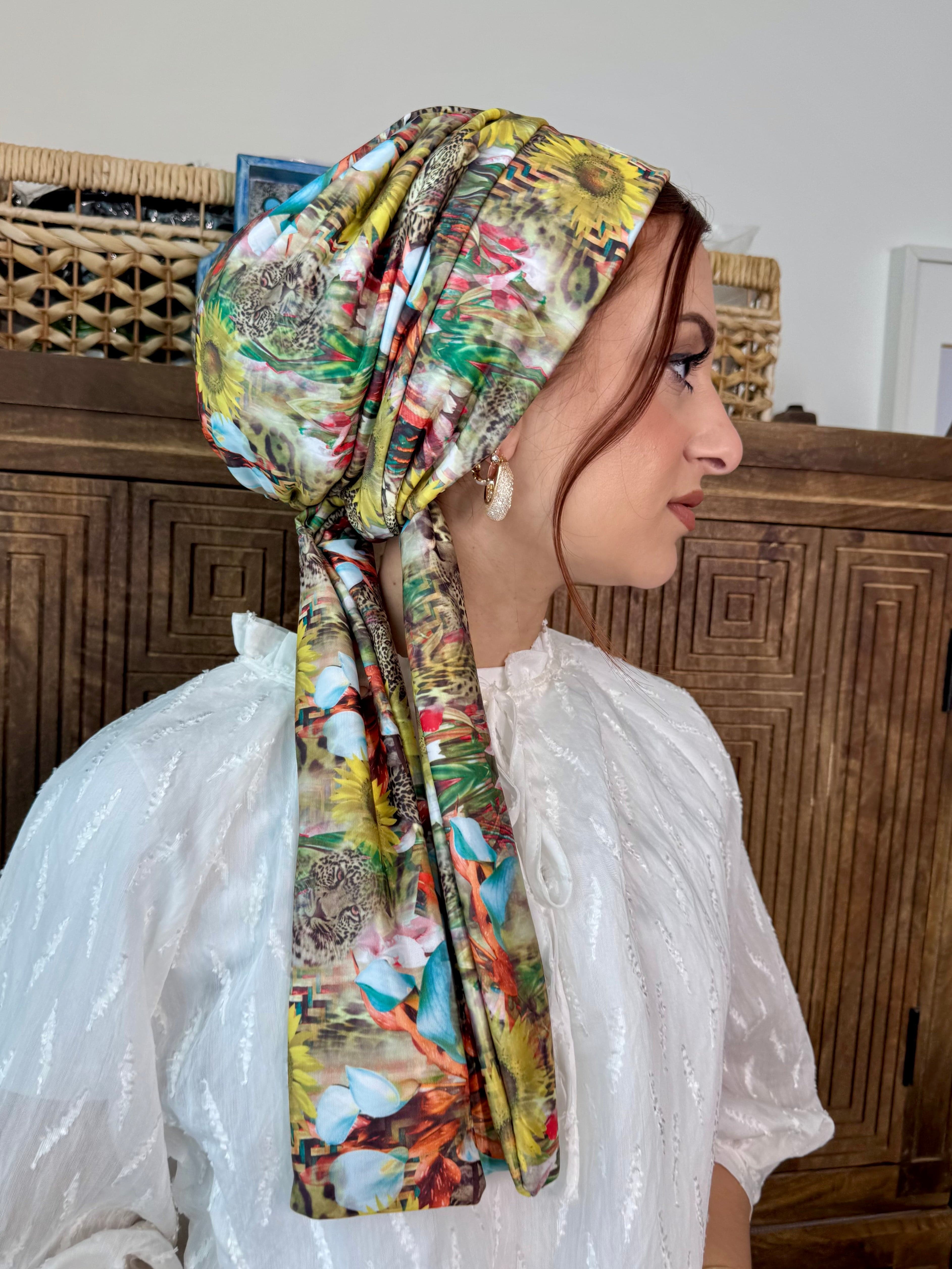 Beanie Wrap Light Jersey - Sunflower