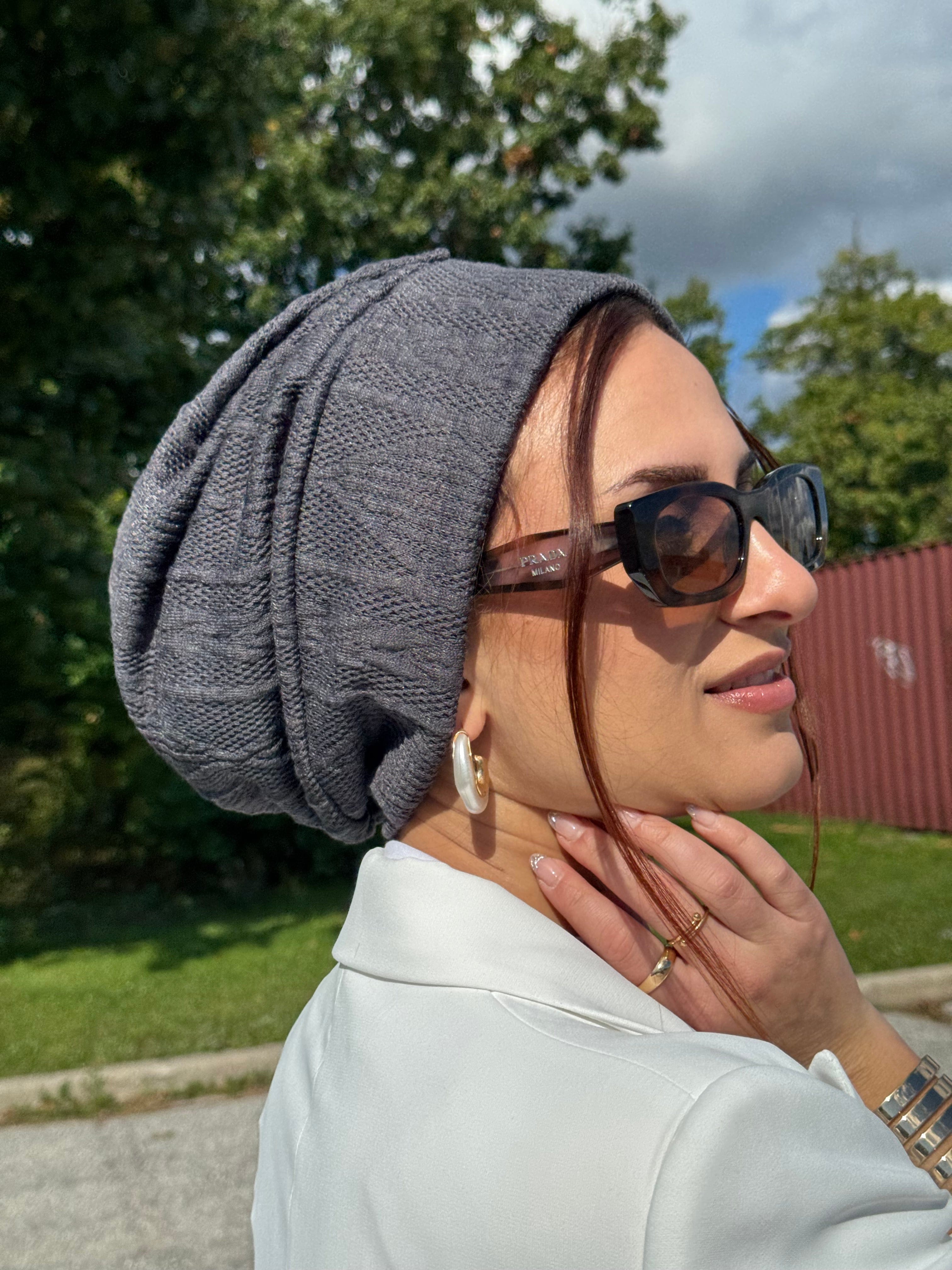 Beanie Knit - Grey