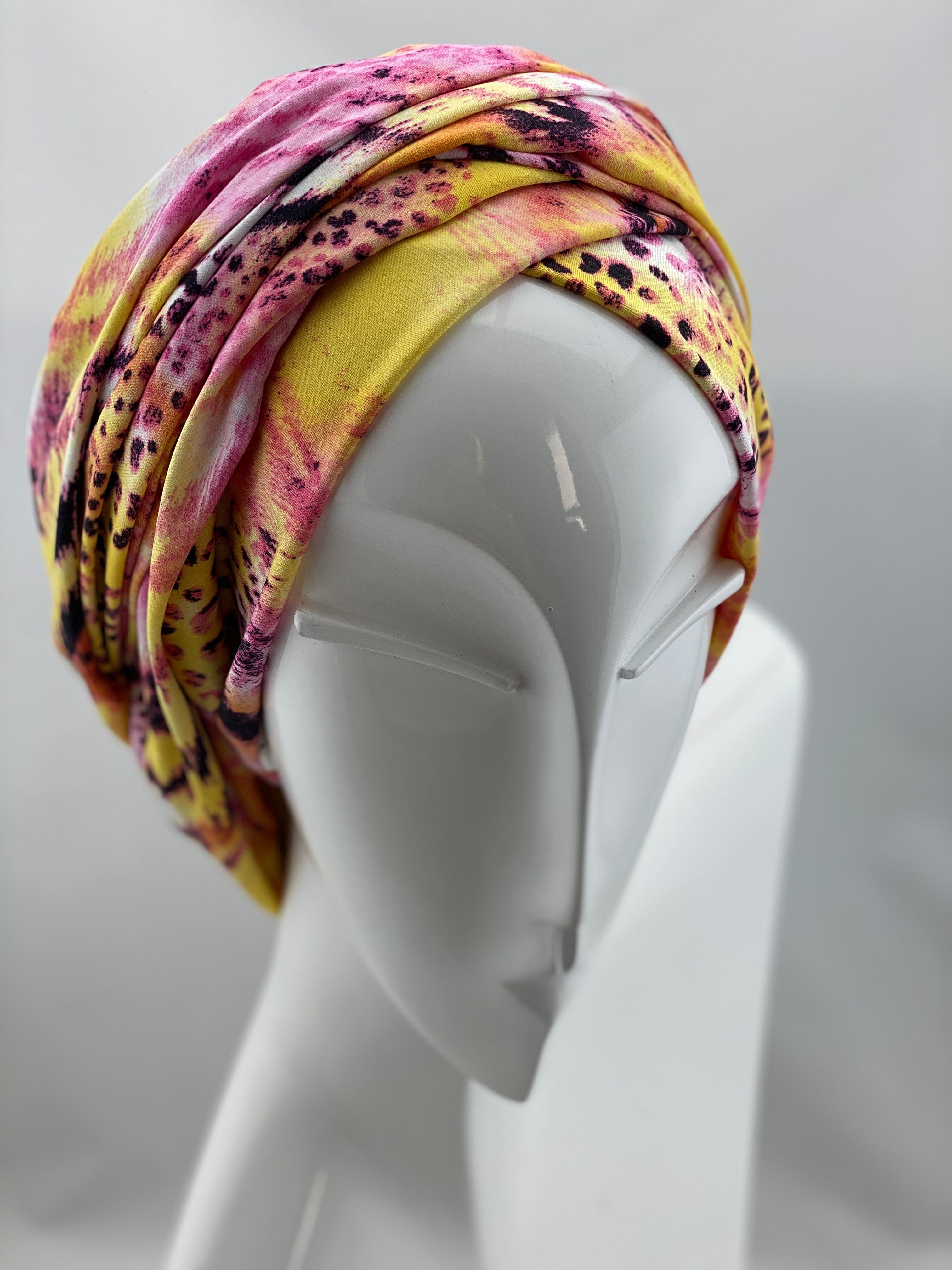 Wrap - Africa Yellow Pink