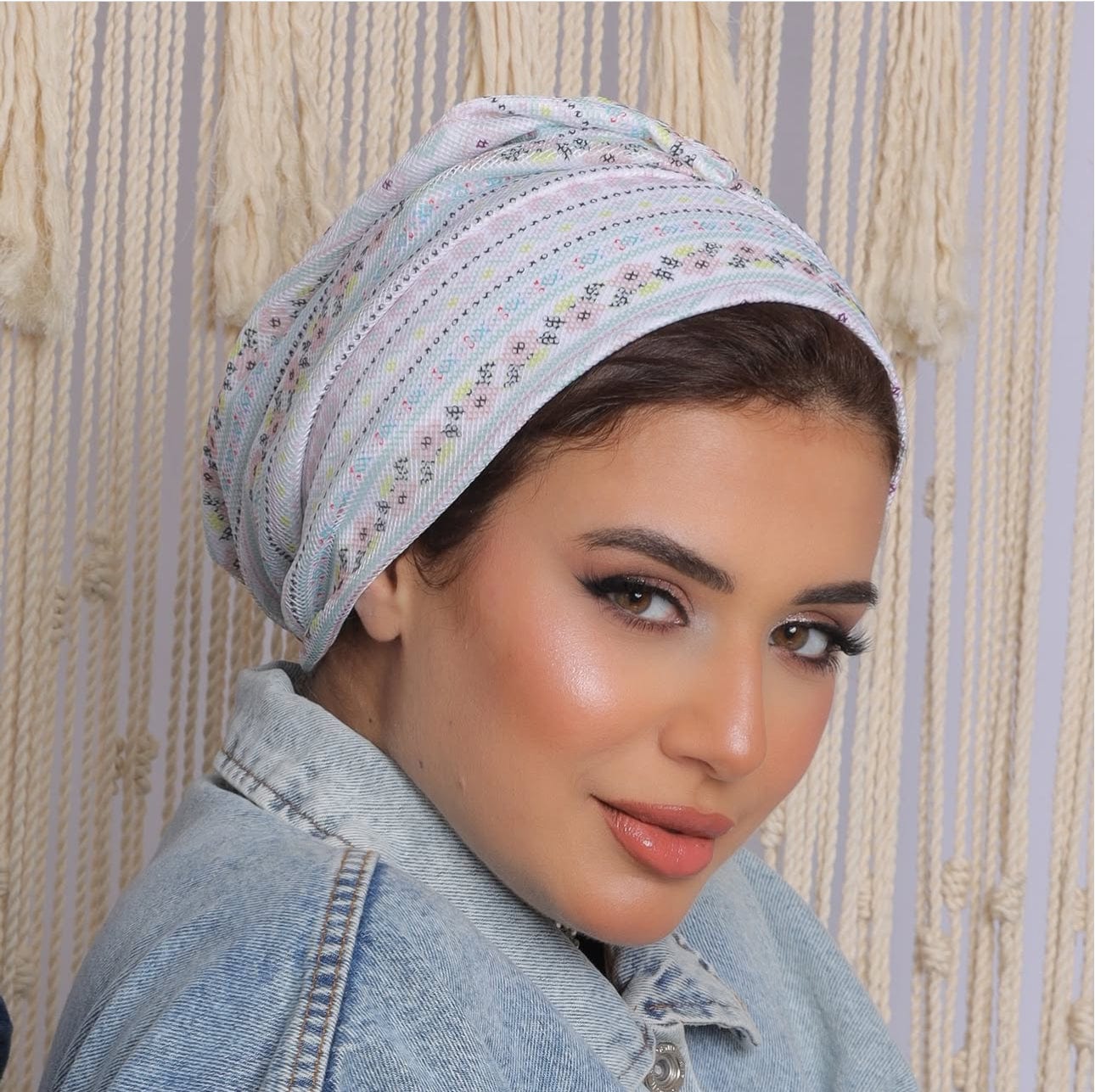 Beanie Cotton Floral - Day Lover - Turban Couture