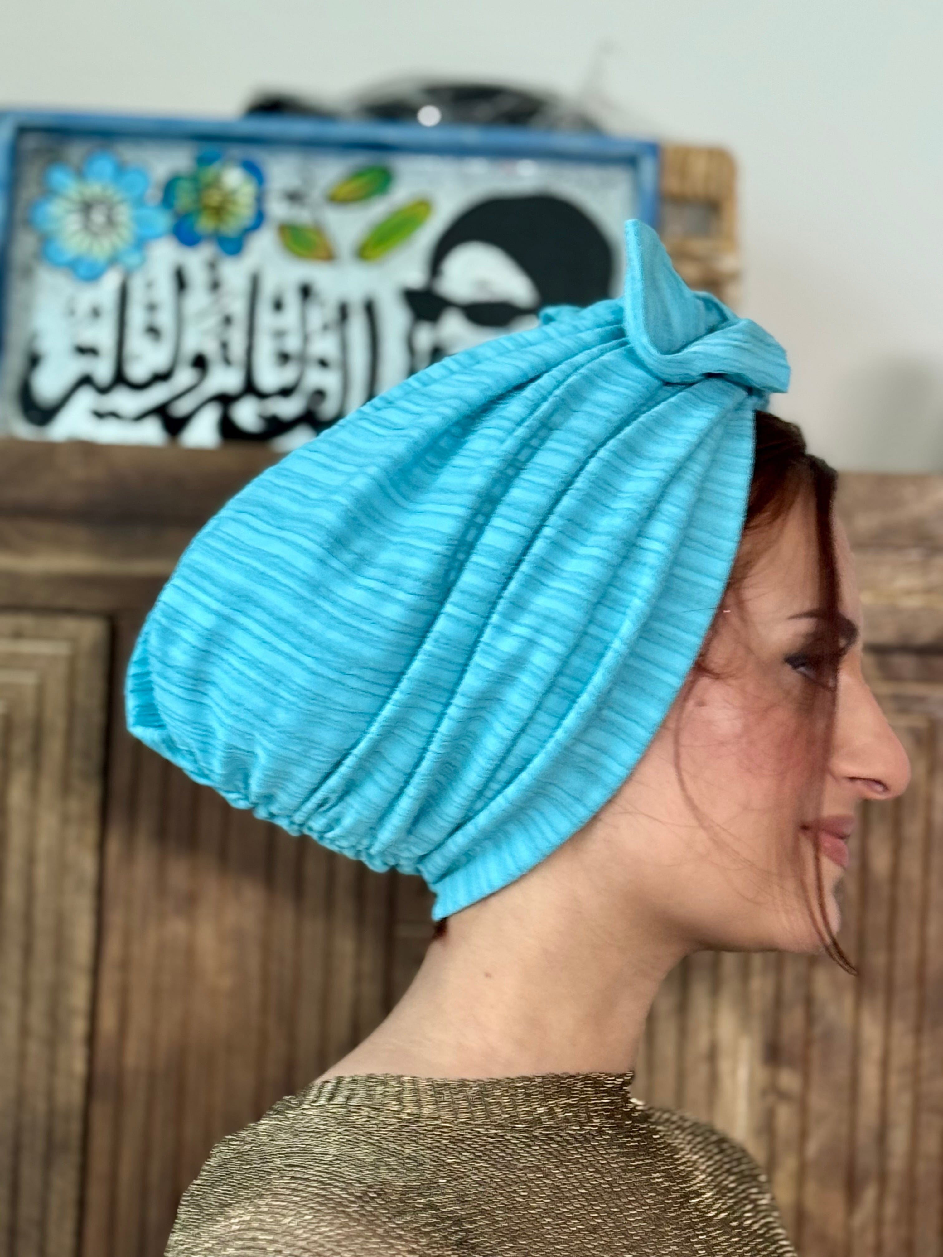 Beanie Bow - Blue