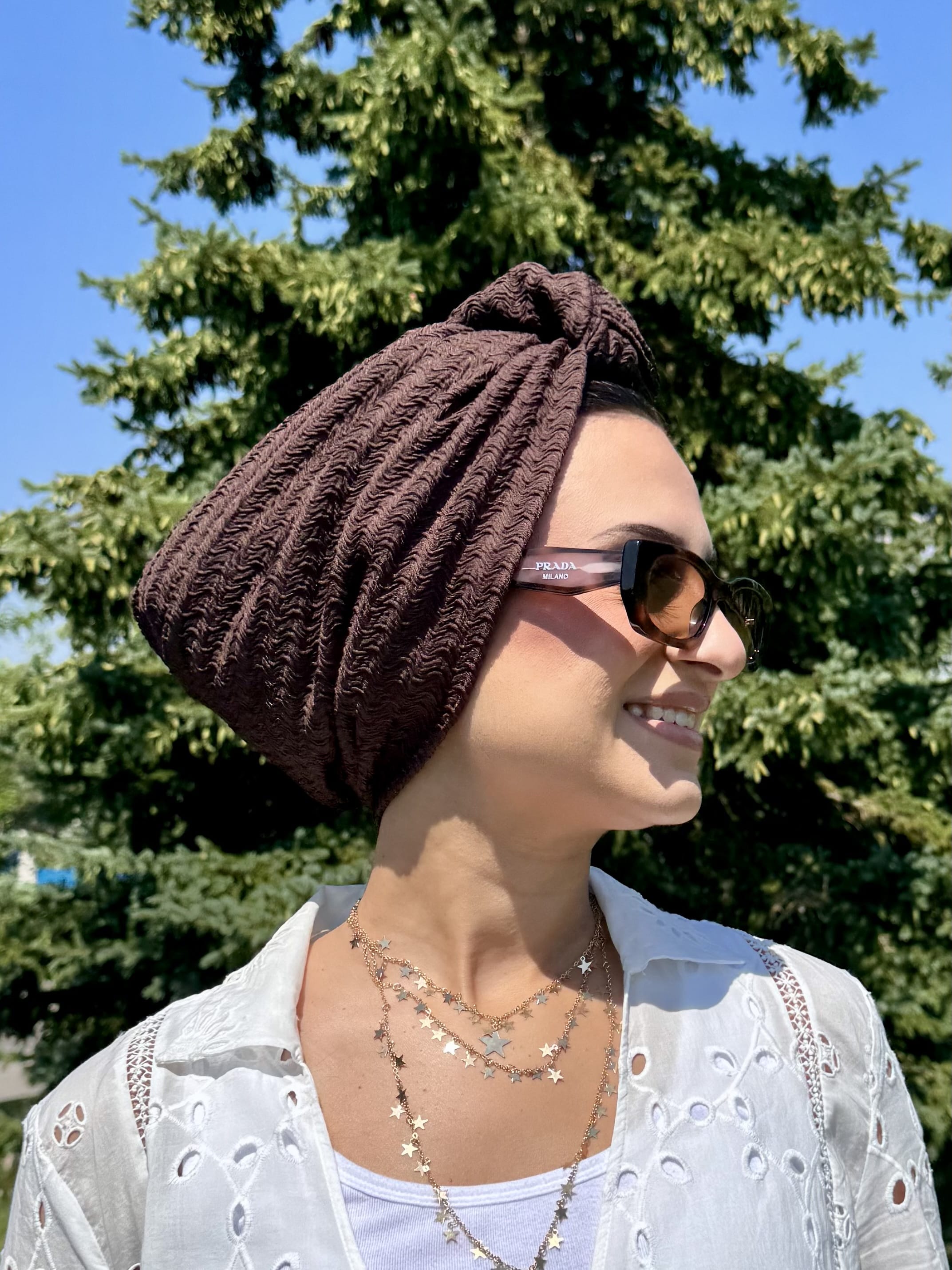 Beanie knot - Chocolate