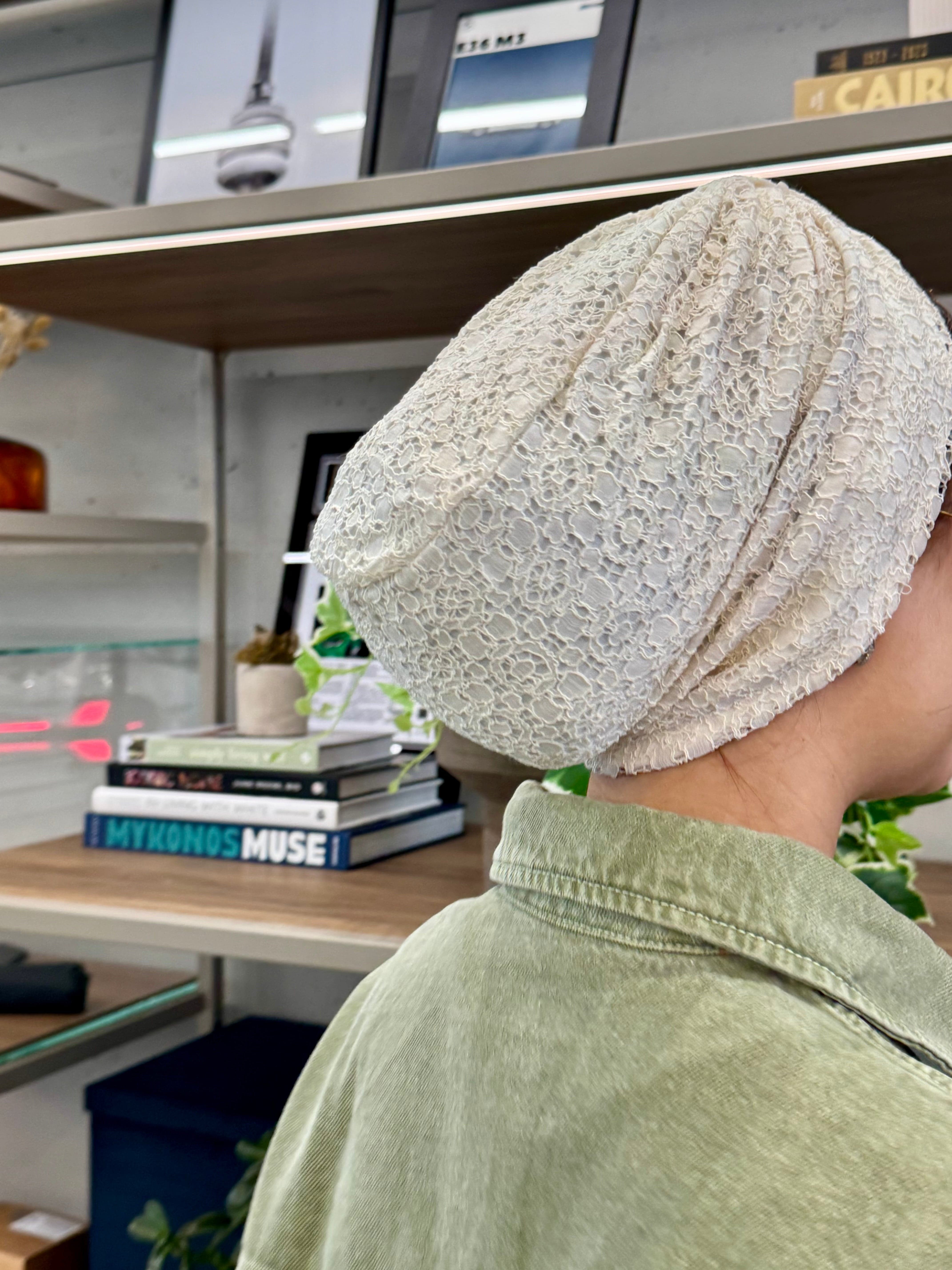 Turban Basic Lace - IBeige
