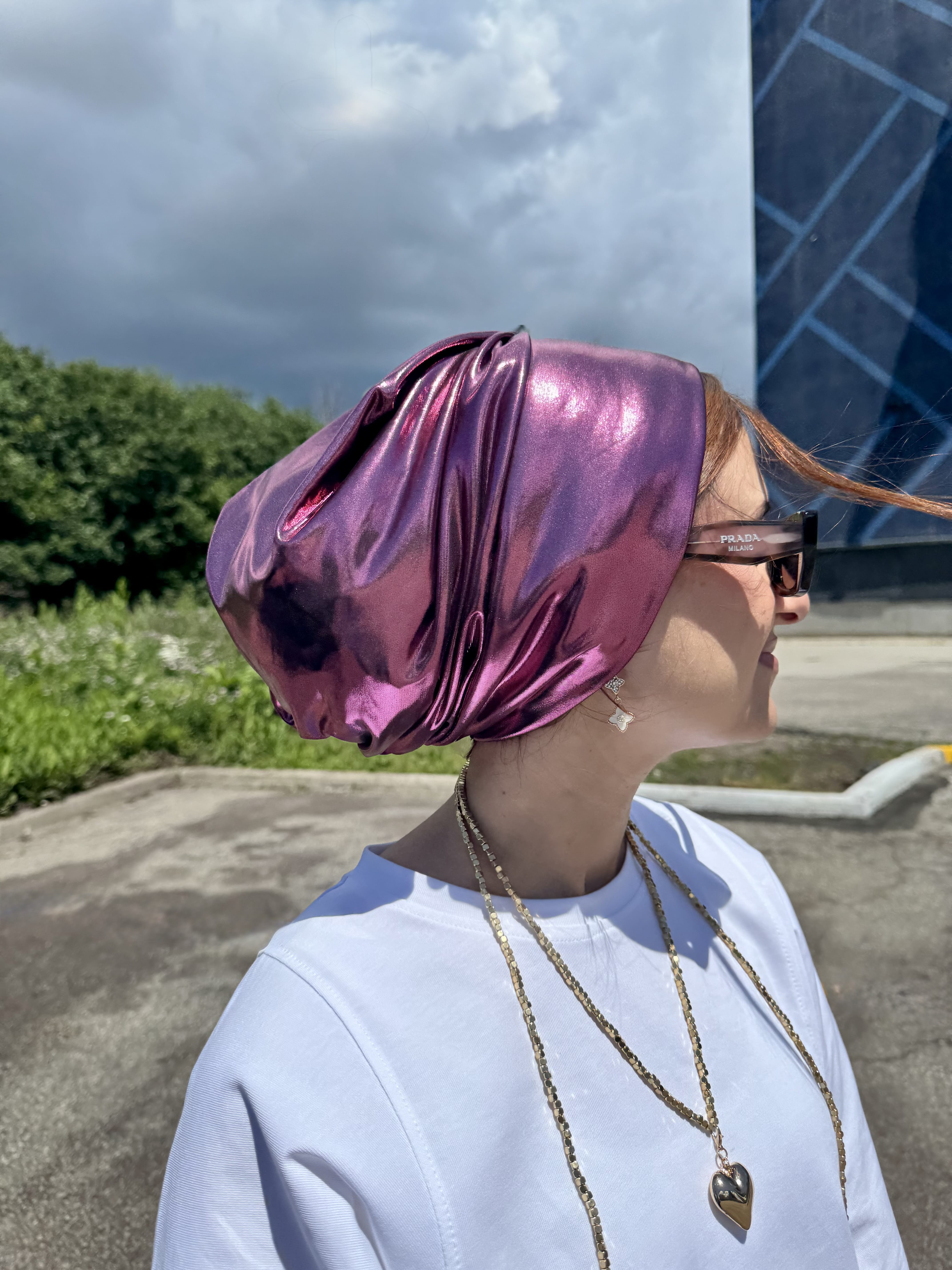 Beanie Metallic - Orchid