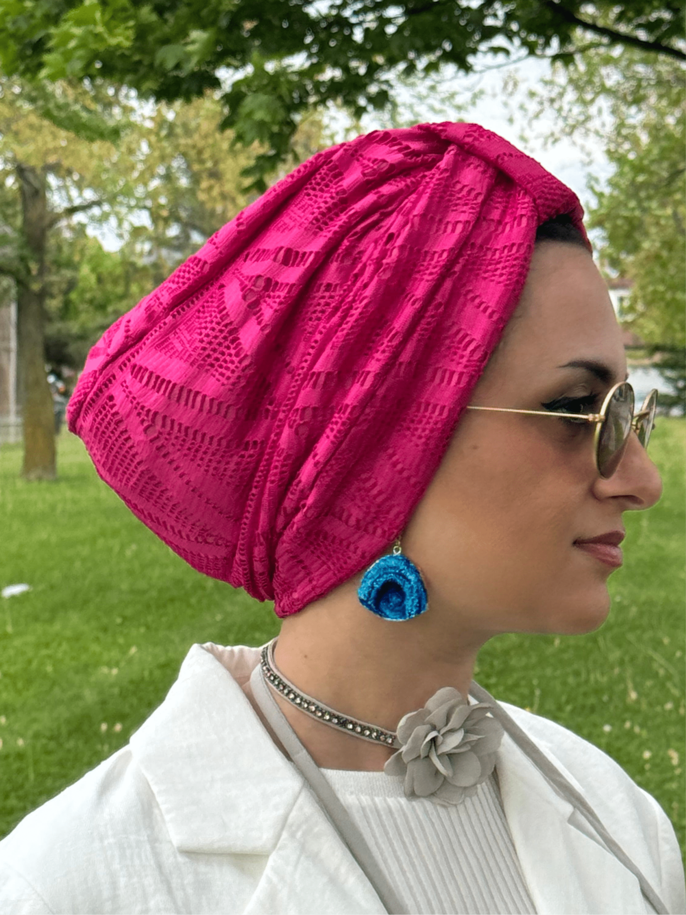 Turban Basic Knit - Fuchsia - Turban Couture