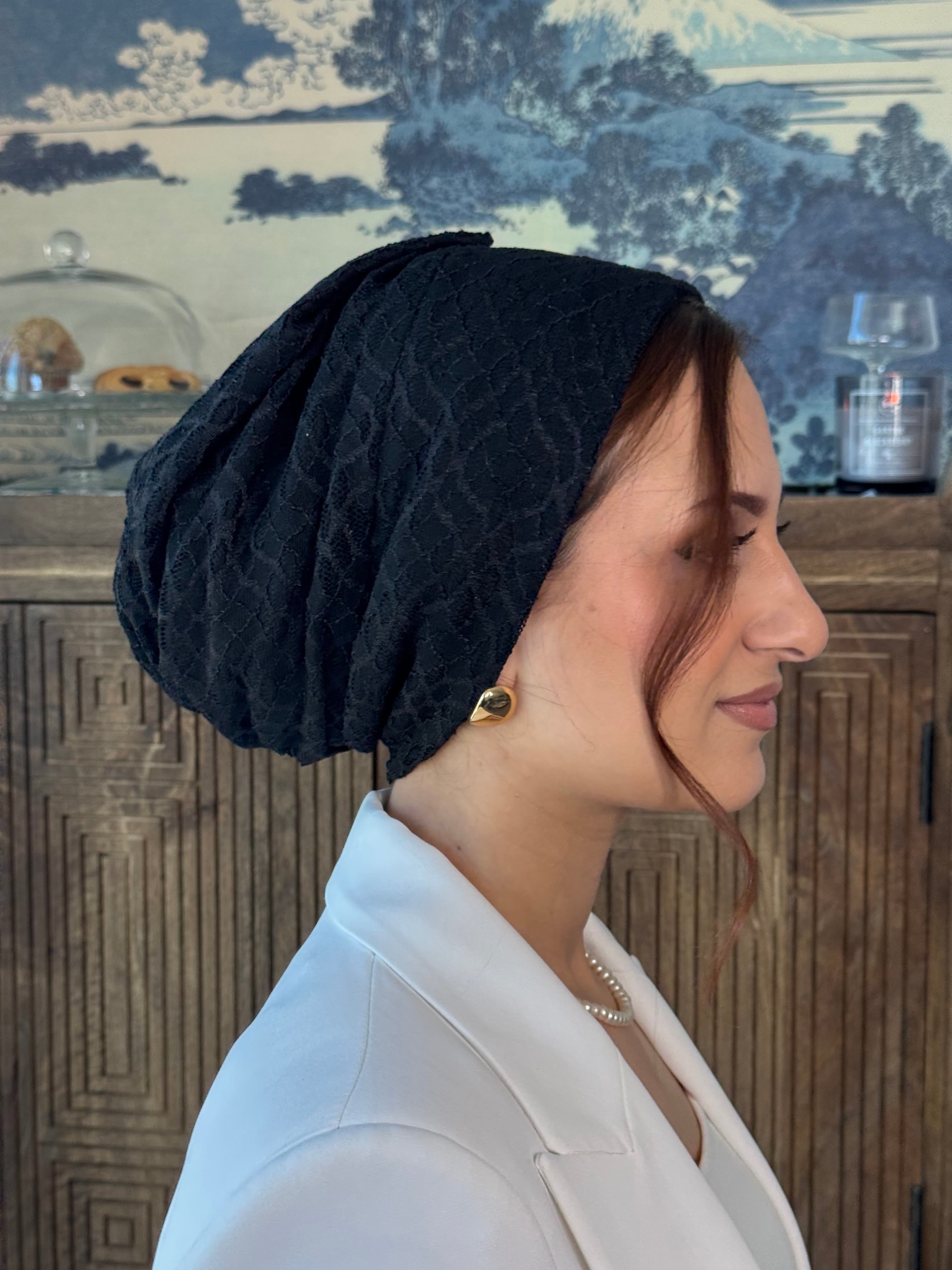 Beanie Lace - Black 🖤