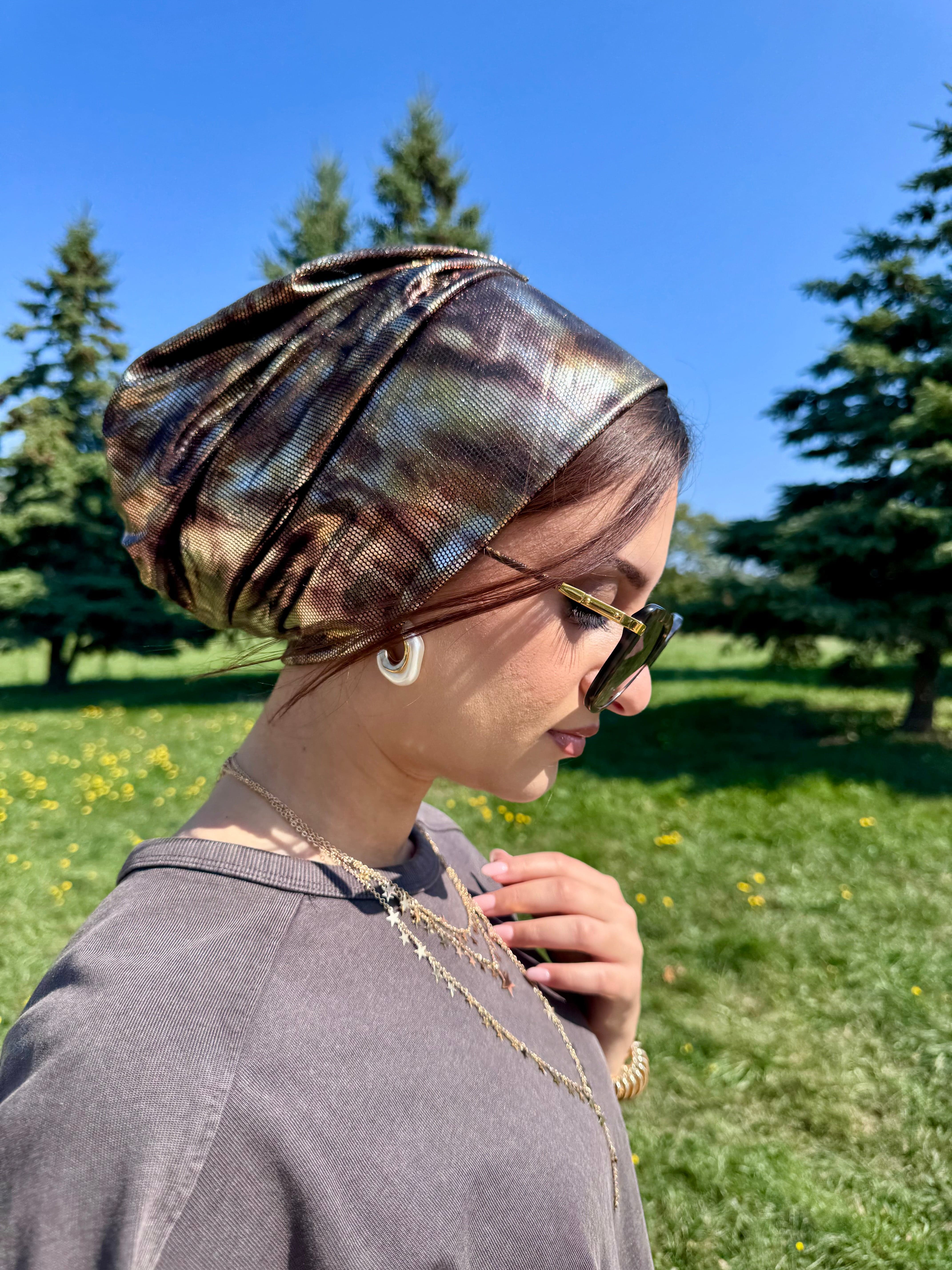 Beanie Metallic - Goldie Brownie