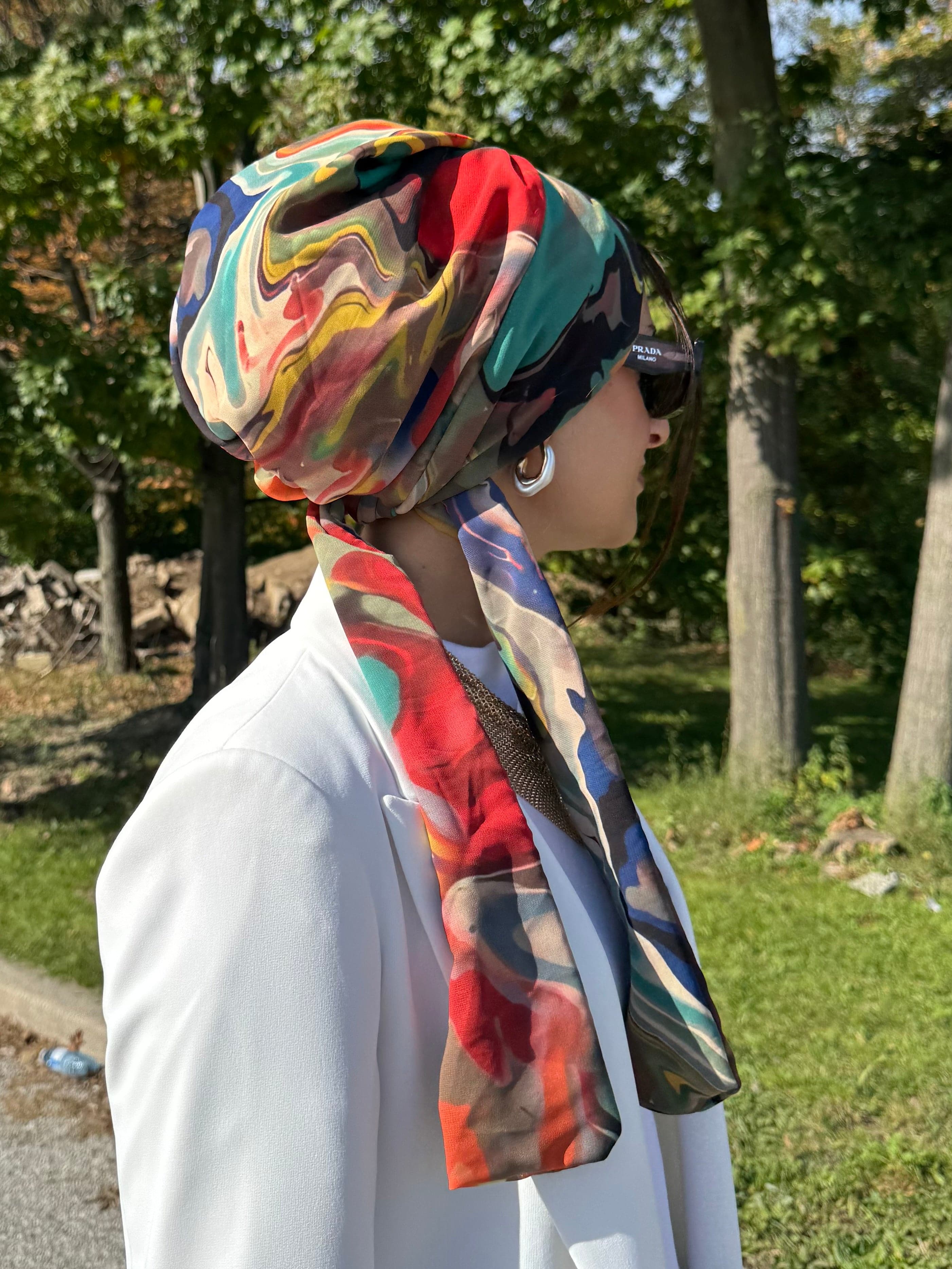 Beanie Wrap Chiffon - Fall