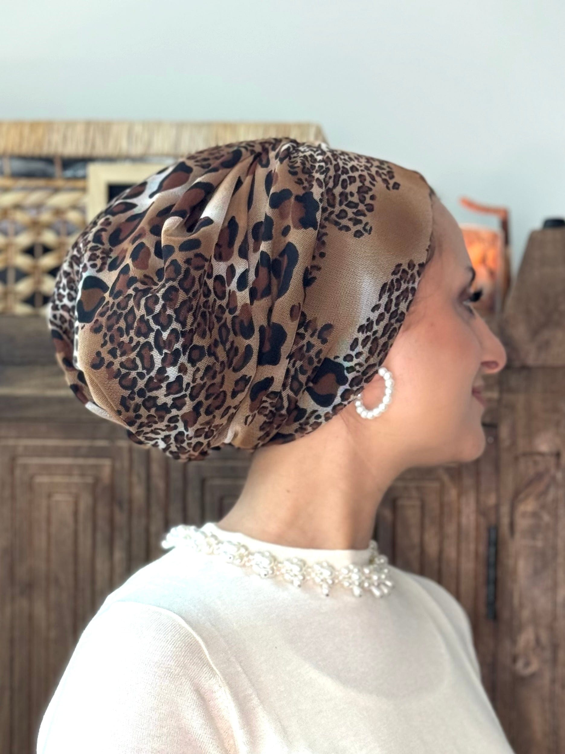 Beanie Tulle - Animal Print