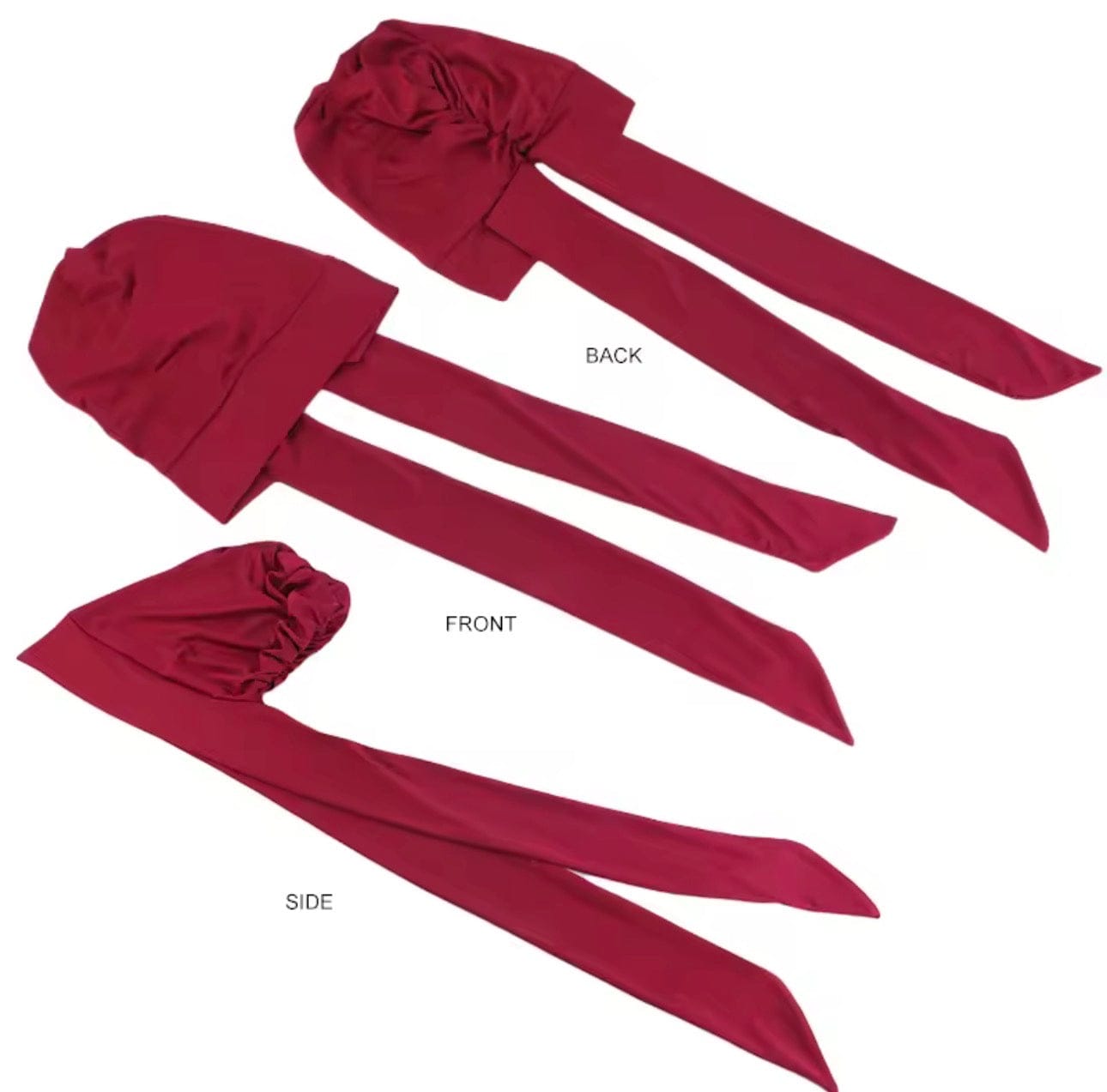 Beanie Wrap Jersey - Burgundy