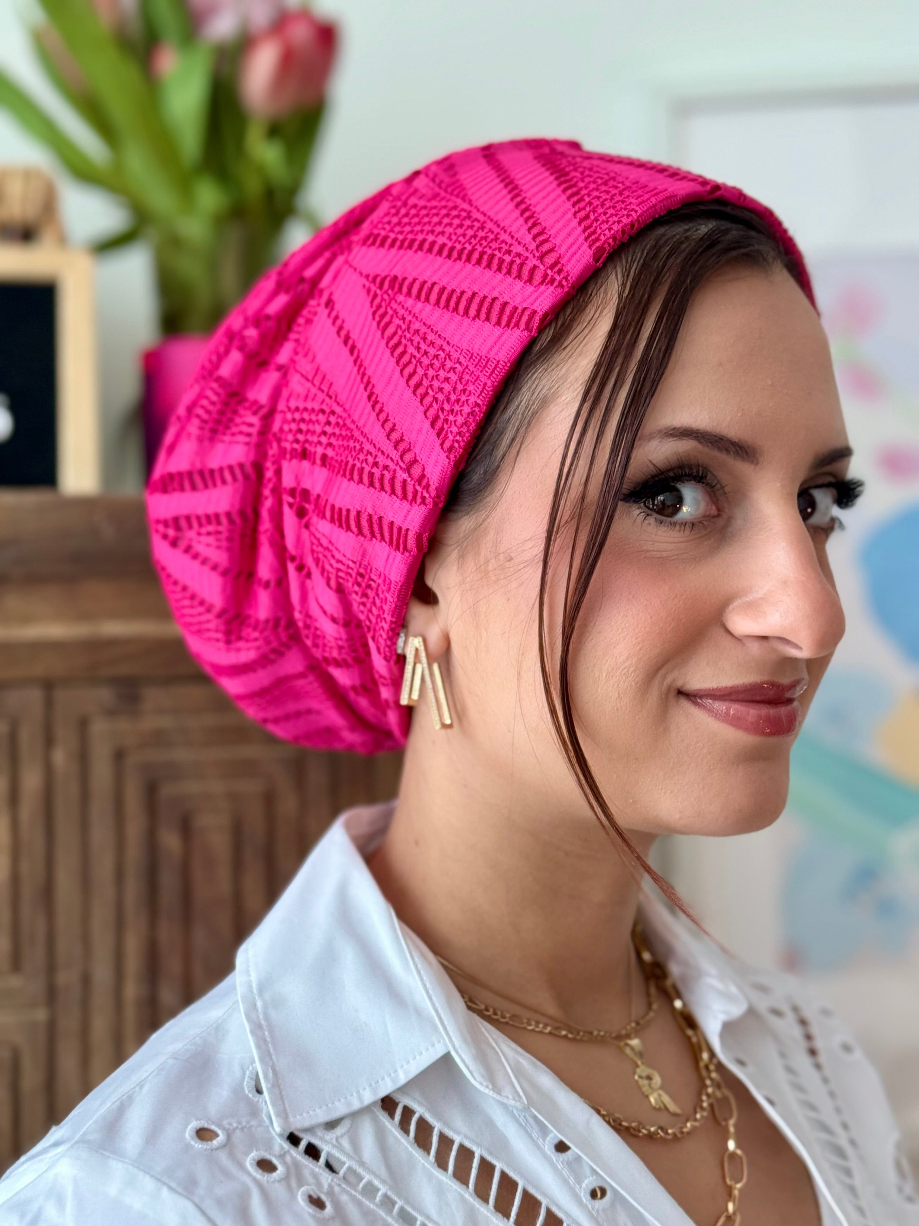 Beanie Knit - Fuchsia