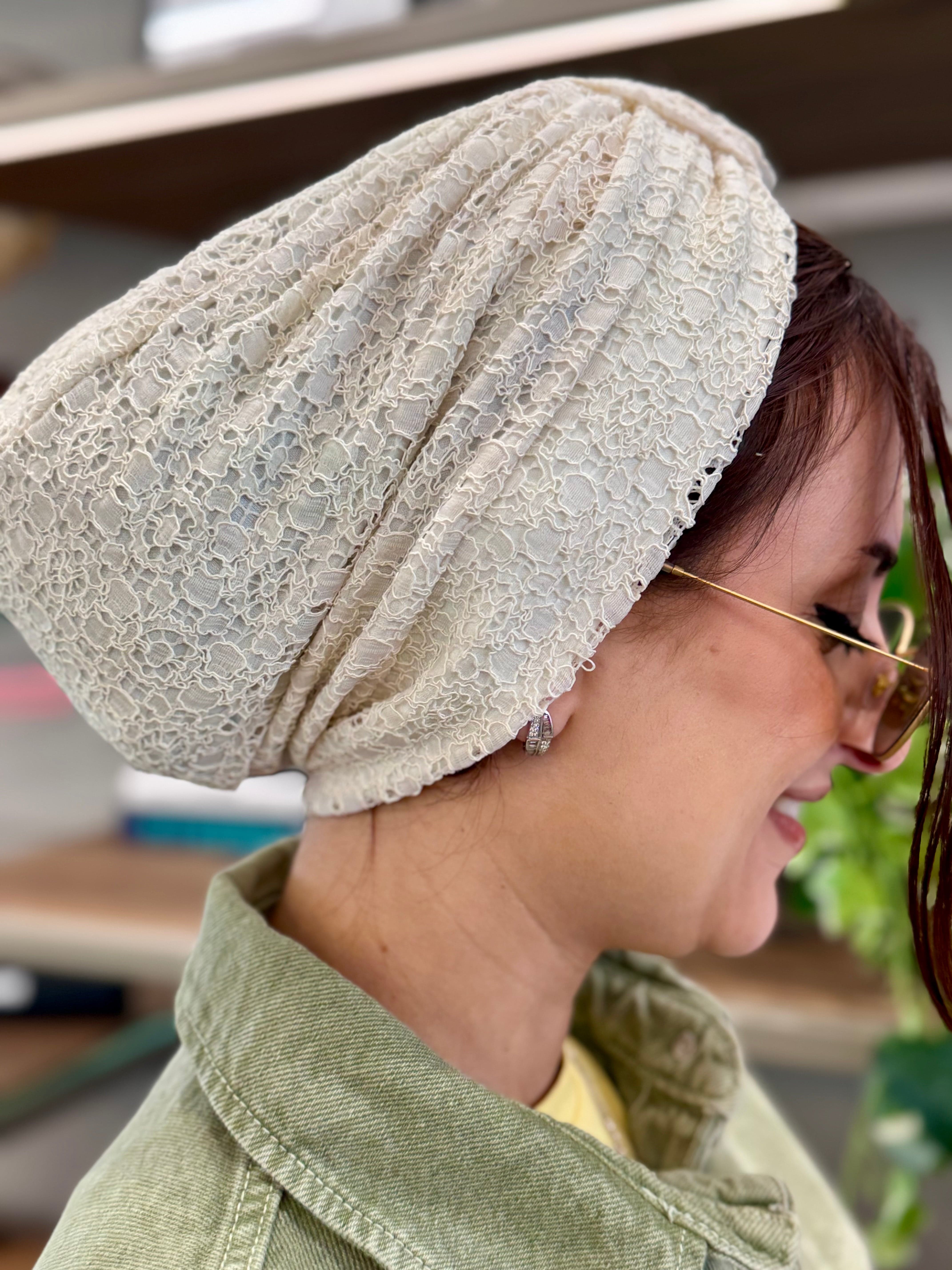 Turban Basic Lace - IBeige