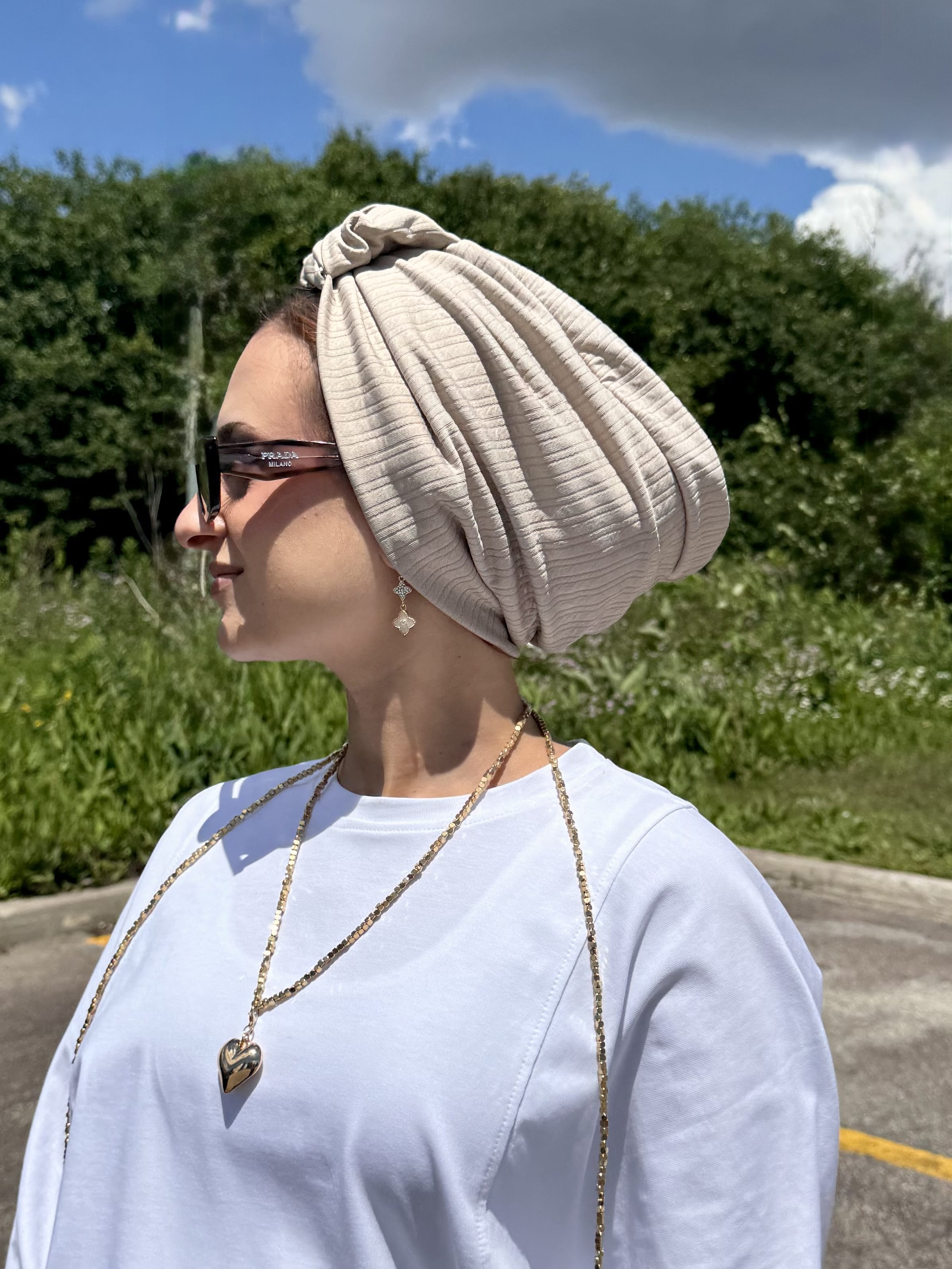 Beanie knot - Sand