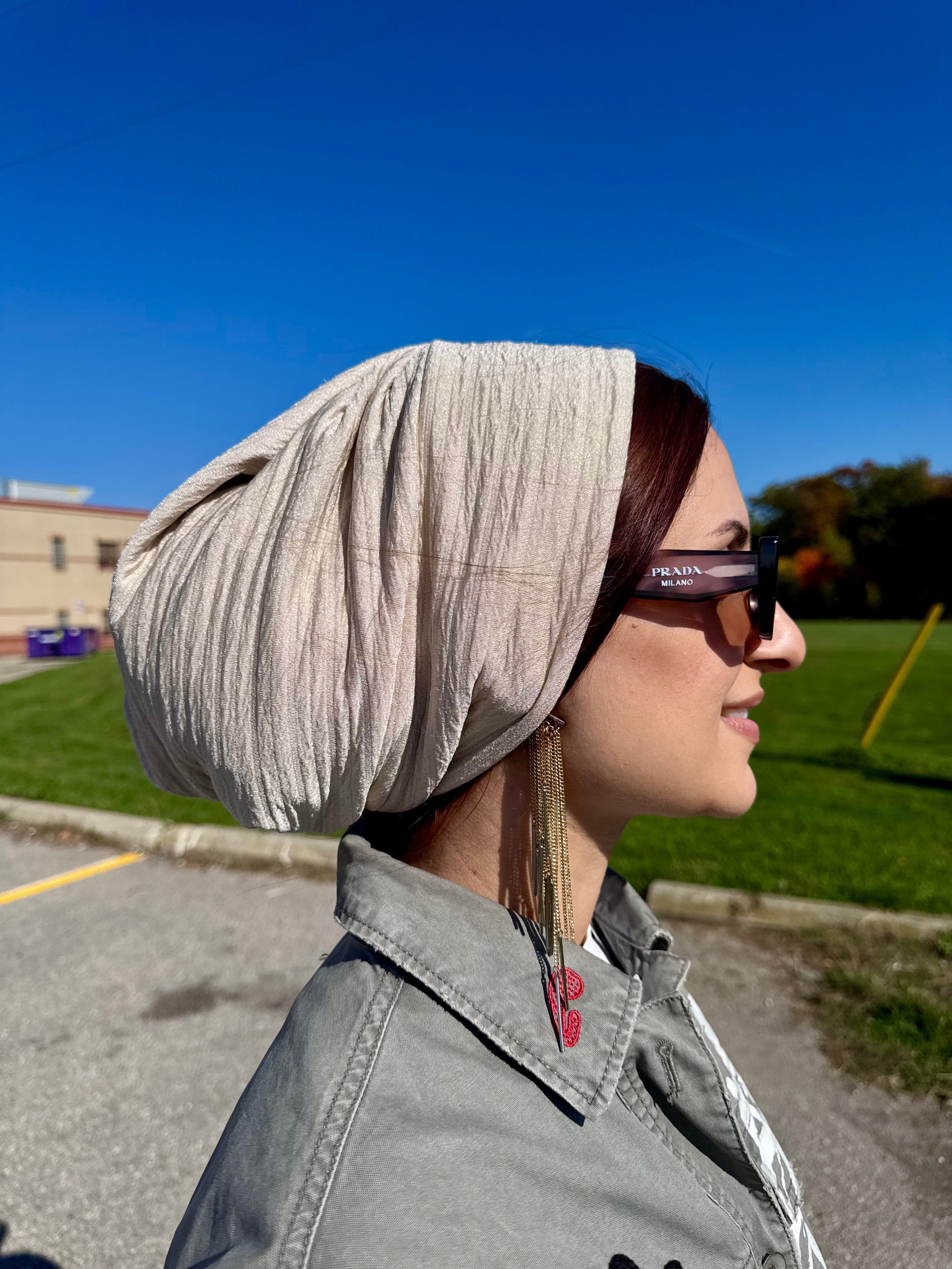 Beanie Rippled - Cream