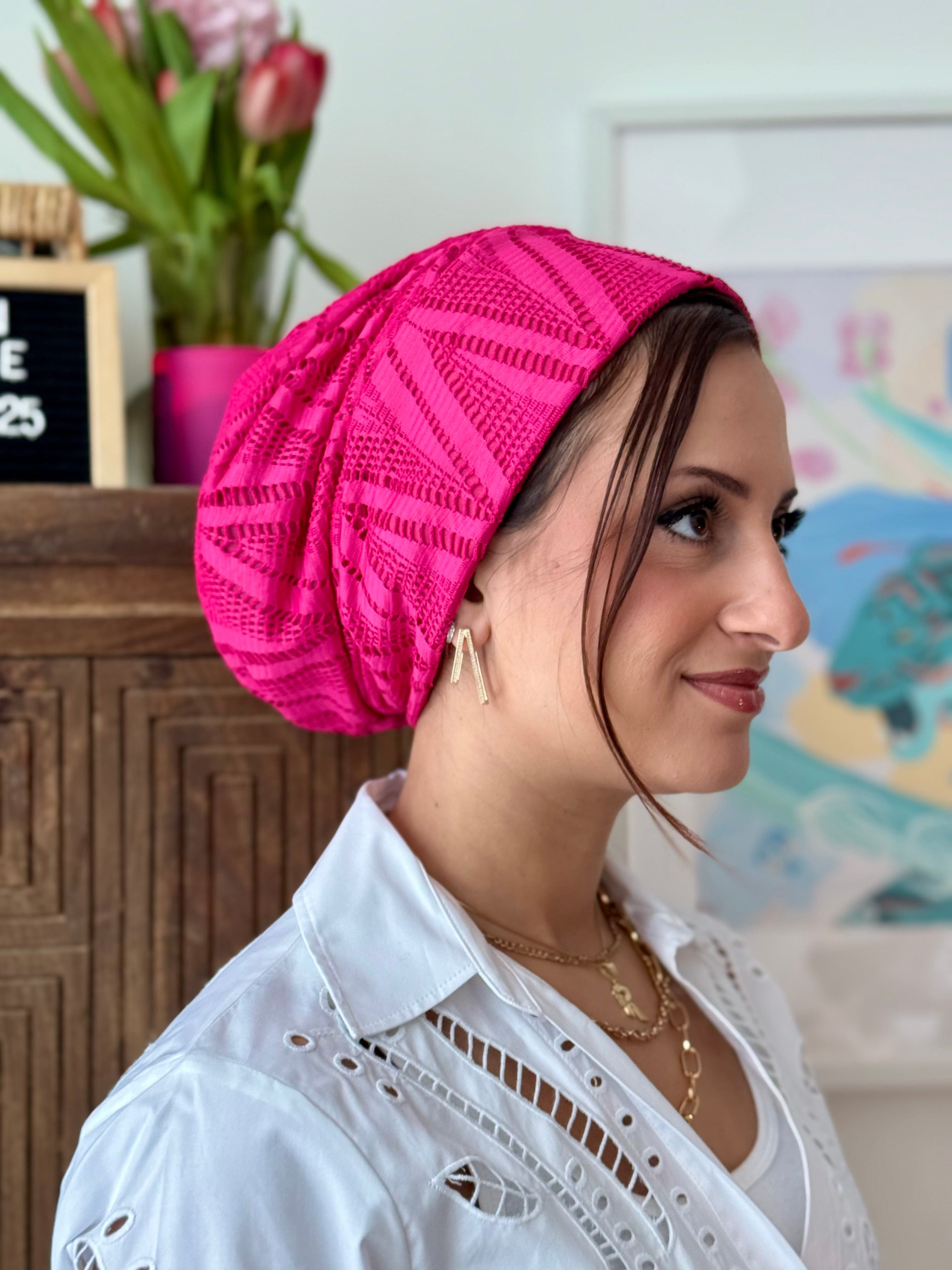 Beanie Knit - Fuchsia