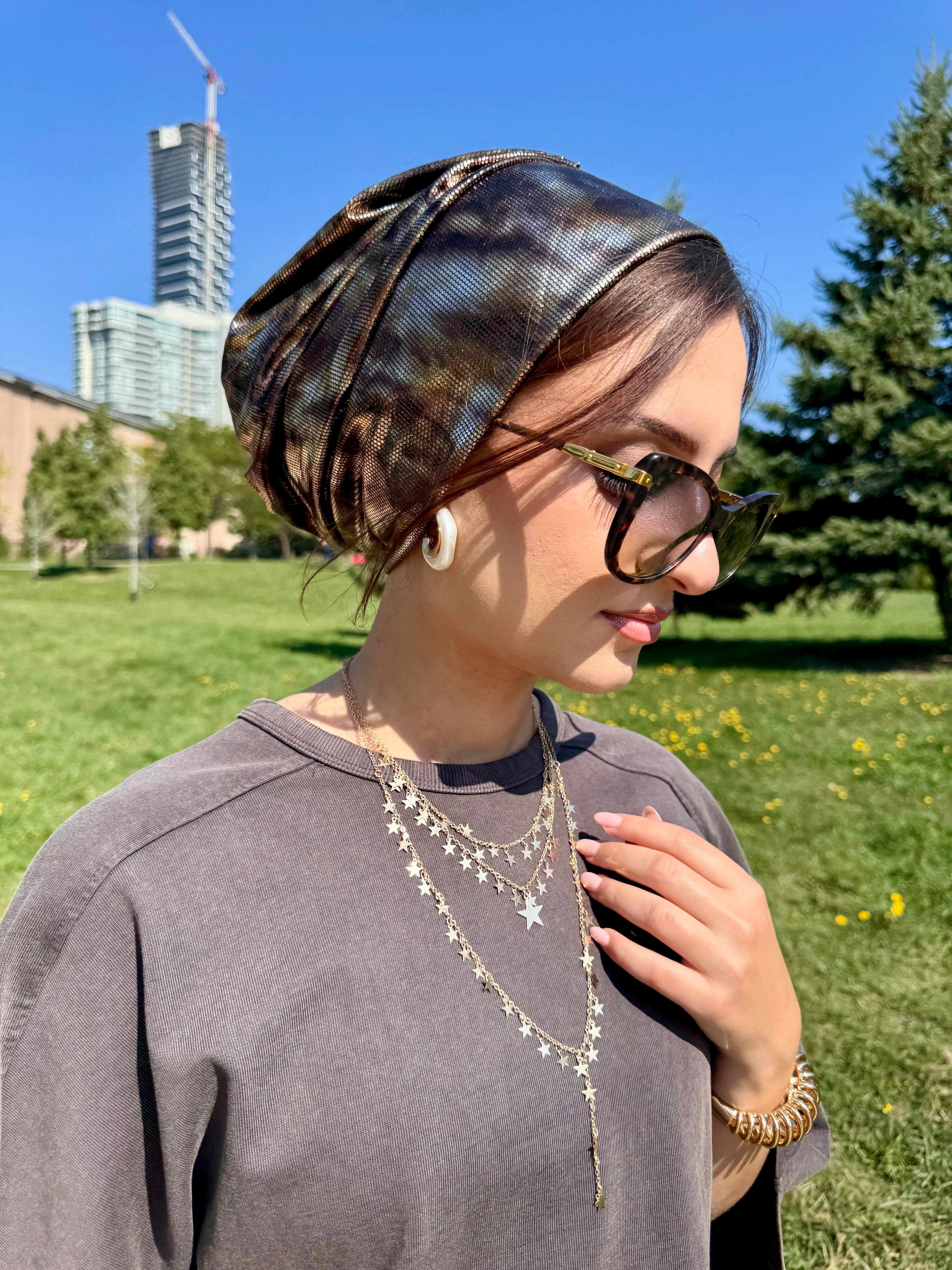 Beanie Metallic - Goldie Brownie
